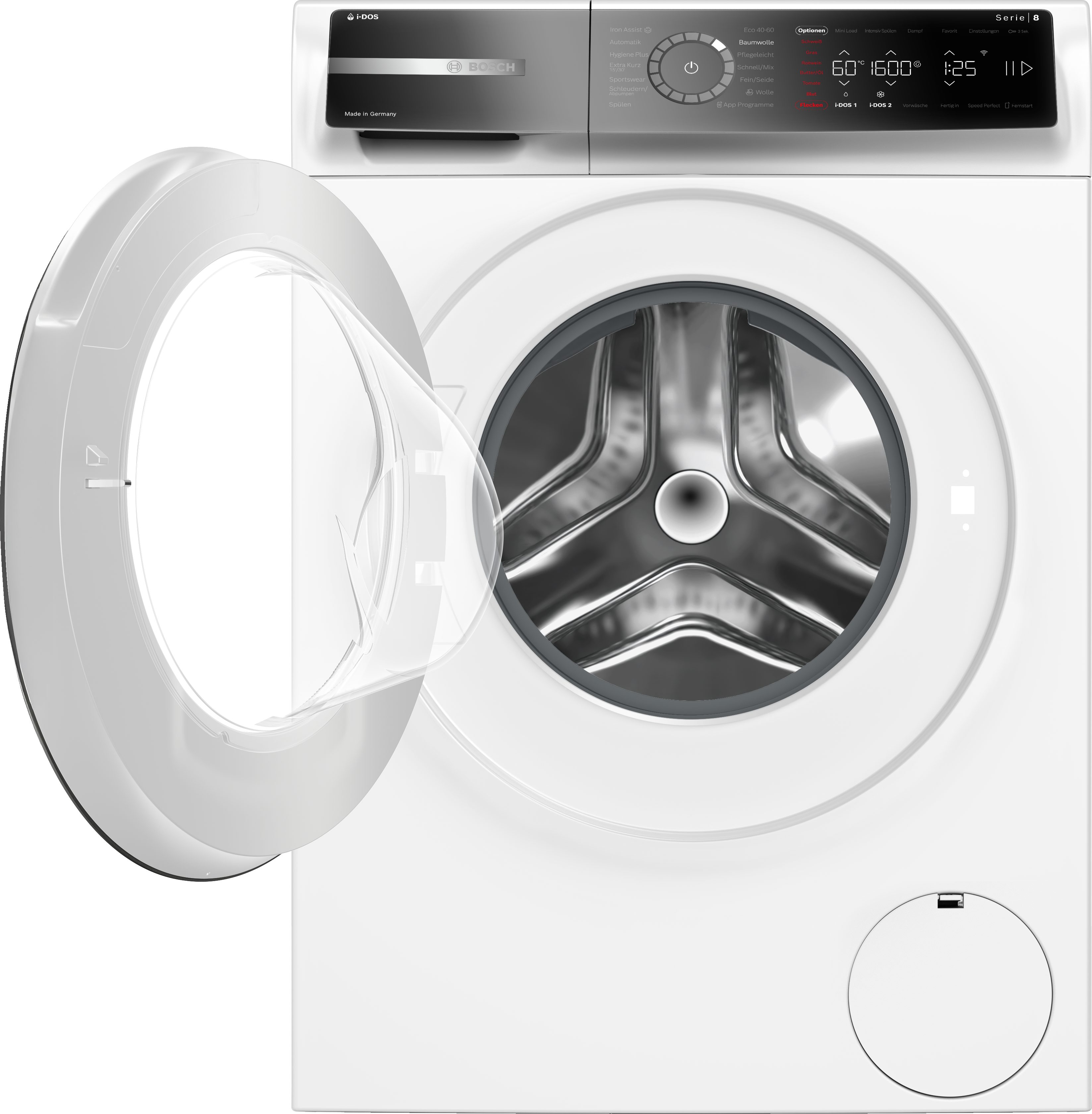 BOSCH Waschmaschine Serie 8 WGB256A41, 10 kg, 1600 U/min
