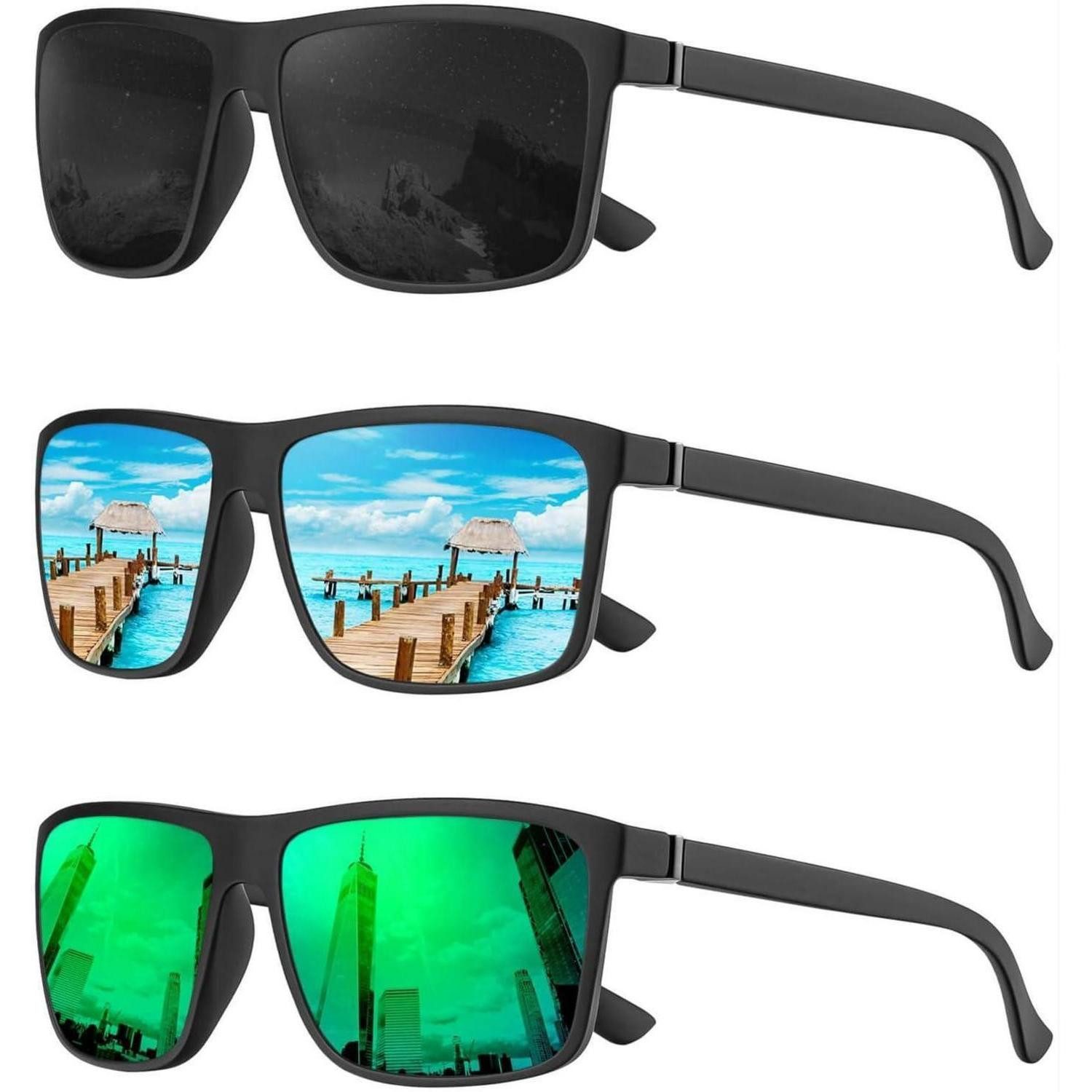 Sonnenbrille Sonnenbrille Pilotenform polarisiert UV400 klassisch unisex
