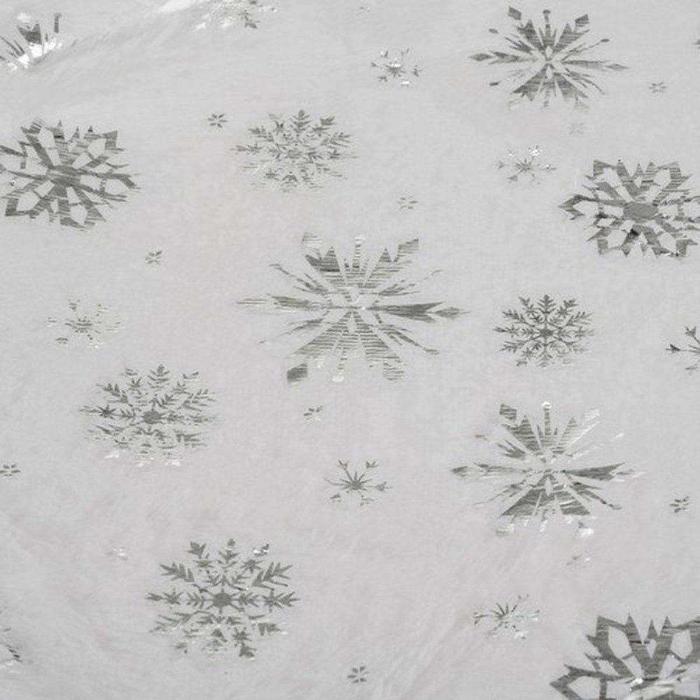 Ruhhy Baumteppich Weihnachtsbaum Teppich Unterlage, Rund, Höhe: 1 mm, perfekt mit Weihnachts- und Winterdekoration