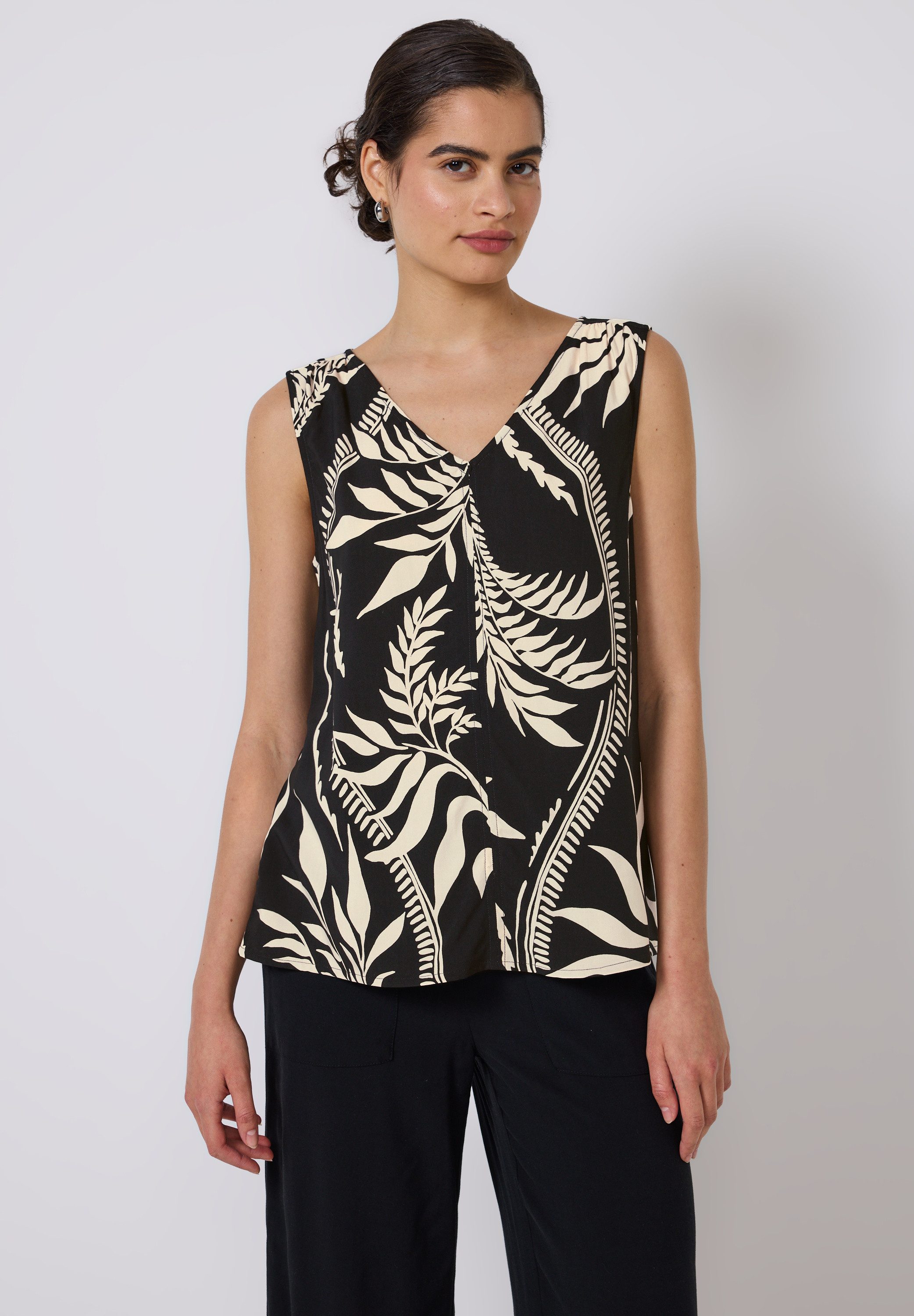 STREET ONE STUDIO Blusentop aus softer Viskose günstig online kaufen