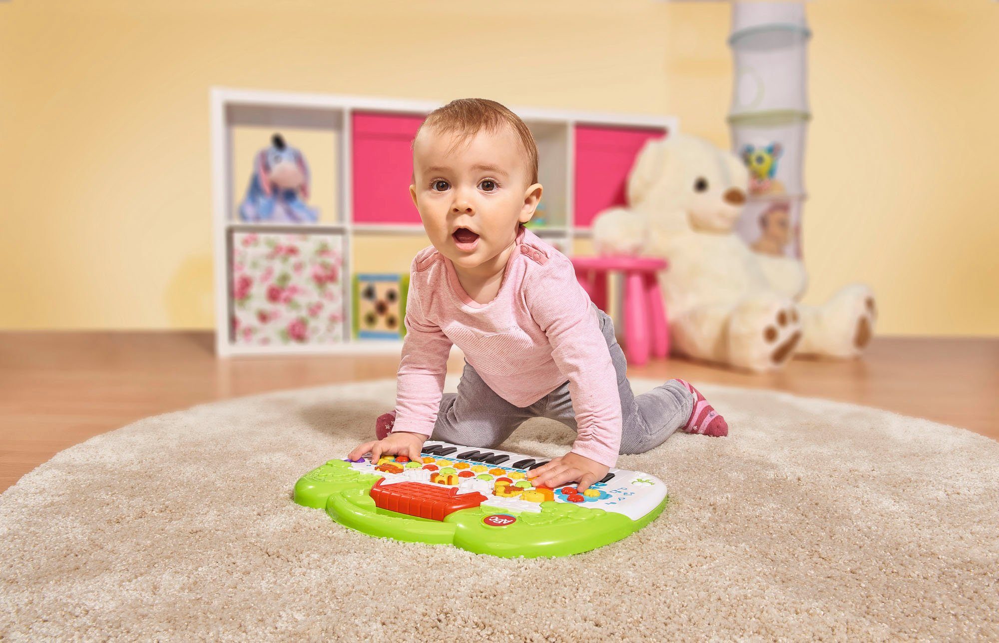 SIMBA Lernspielzeug ABC Tier-Keyboard, mit Licht und Sound