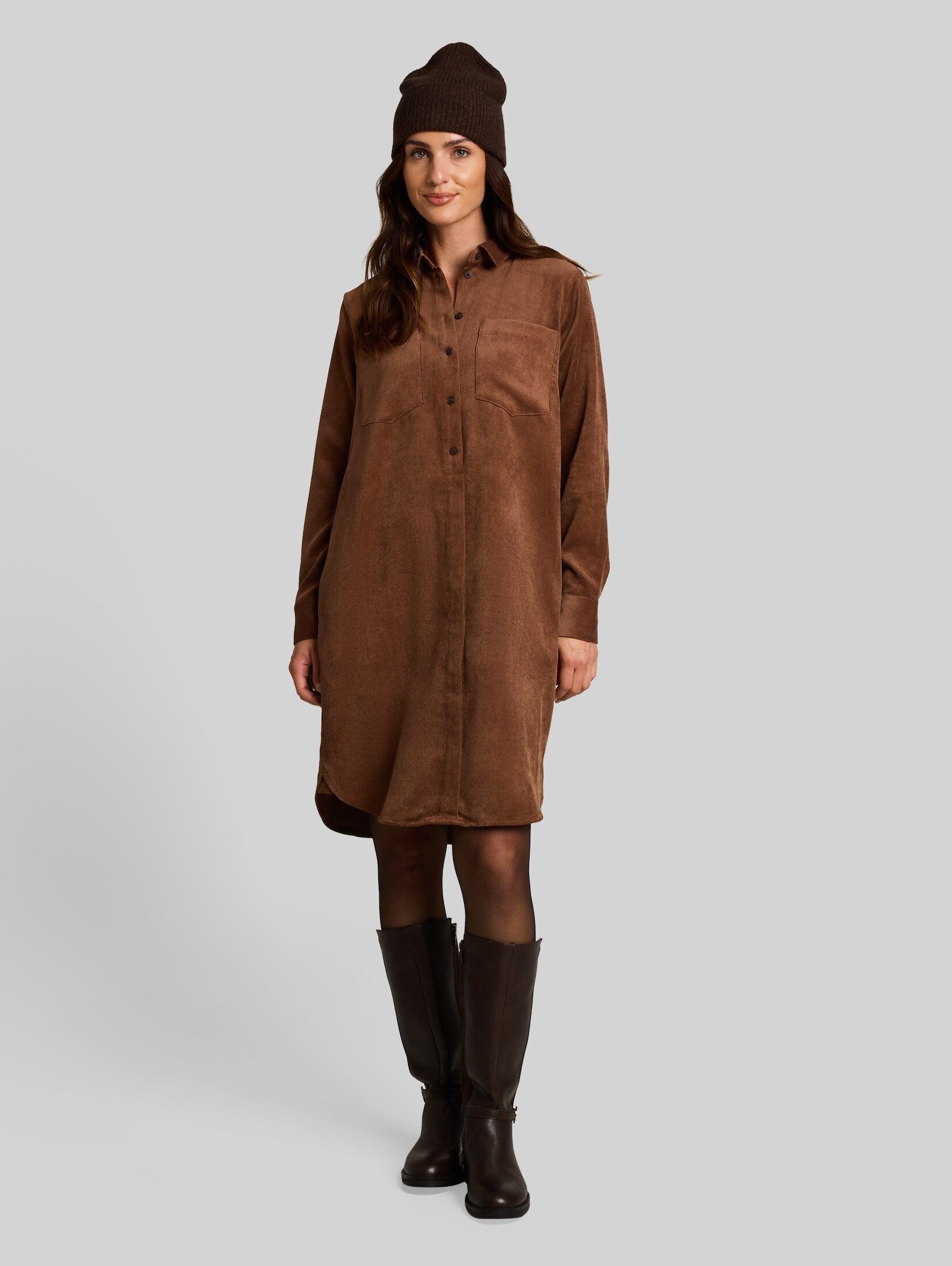 TOM TAILOR Sommerkleid Kleider & Jumpsuits Cordkleid mit Eingriffstaschen