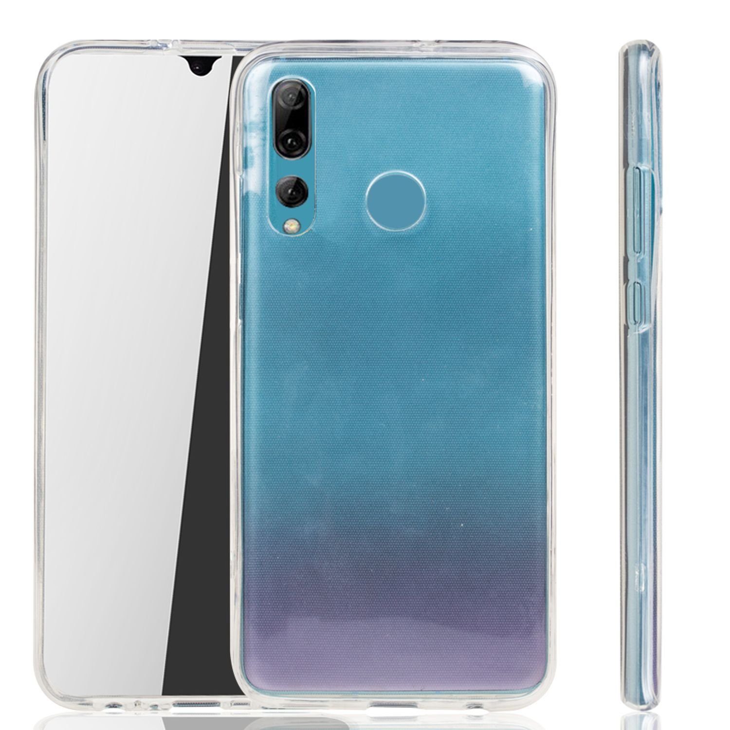 König Design Handyhülle Huawei P smart Plus 2019, Huawei P smart Plus 2019  Handyhülle Full-Cover 360 Grad Full Cover Transparent