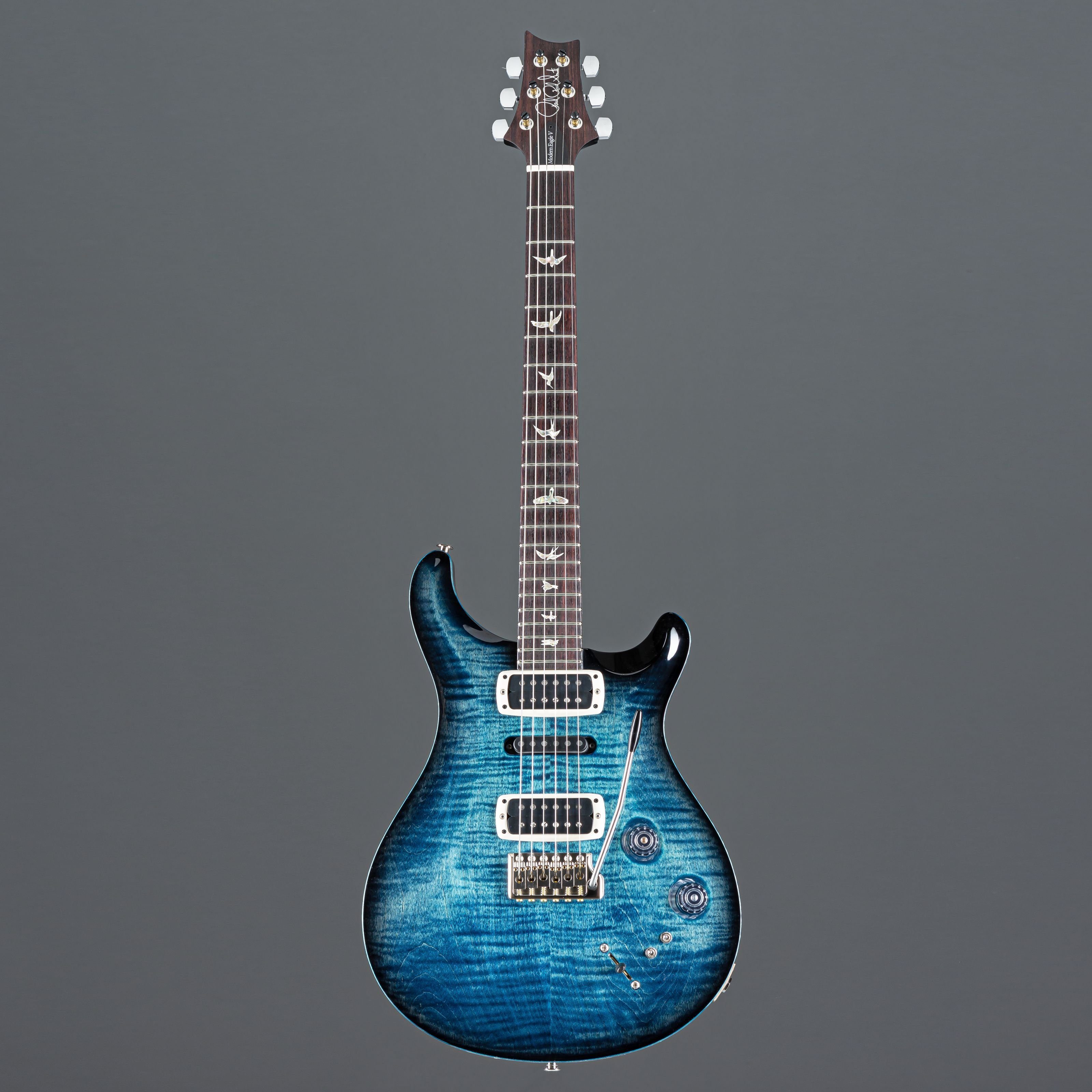 PRS E-Gitarre, E-Gitarren, PRS-Modelle, Modern Eagle V Cobalt Smokeburst #0358128 - E-Gitarre