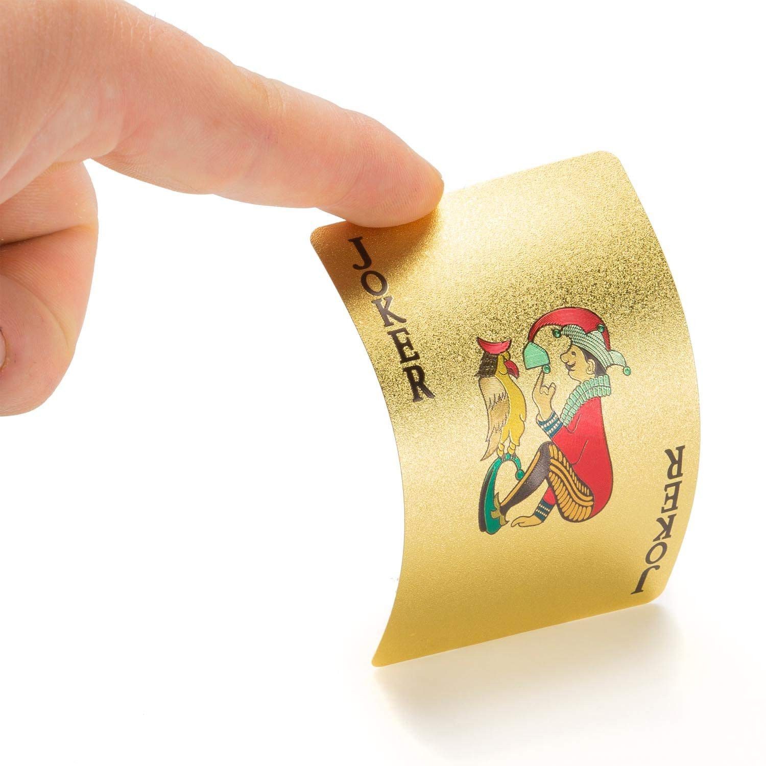 Goods+Gadgets Spiel Spiel-Karten aus PVC Kunststoff, Pokerkarten, Poker-Deck