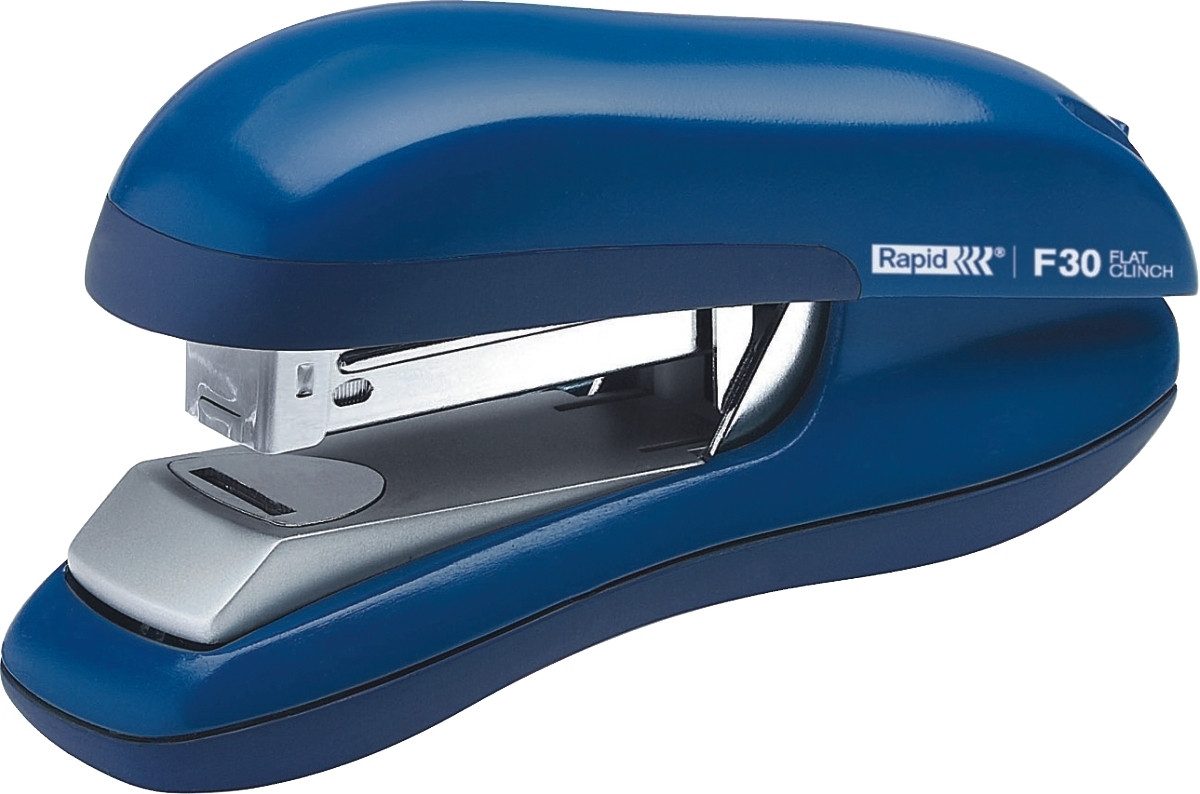 Rapid Heftgerät Heftgerät F30 Flat-Clinch blau