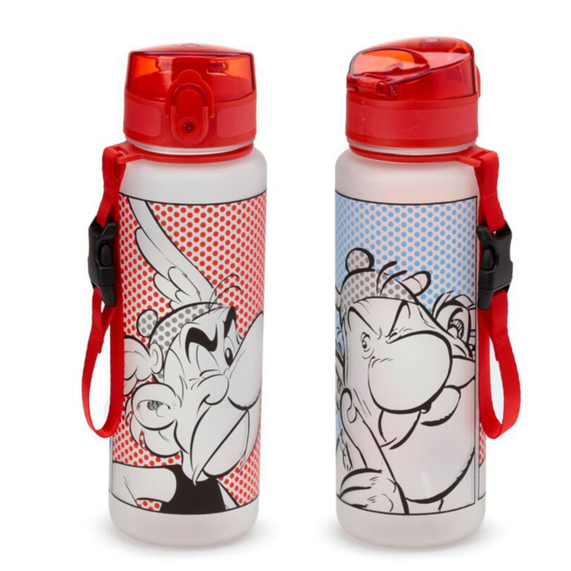 Asterix Trinkflasche Asterix und Obelix Wasserflasche Trinkflasche Flasche Gurt 600 ml