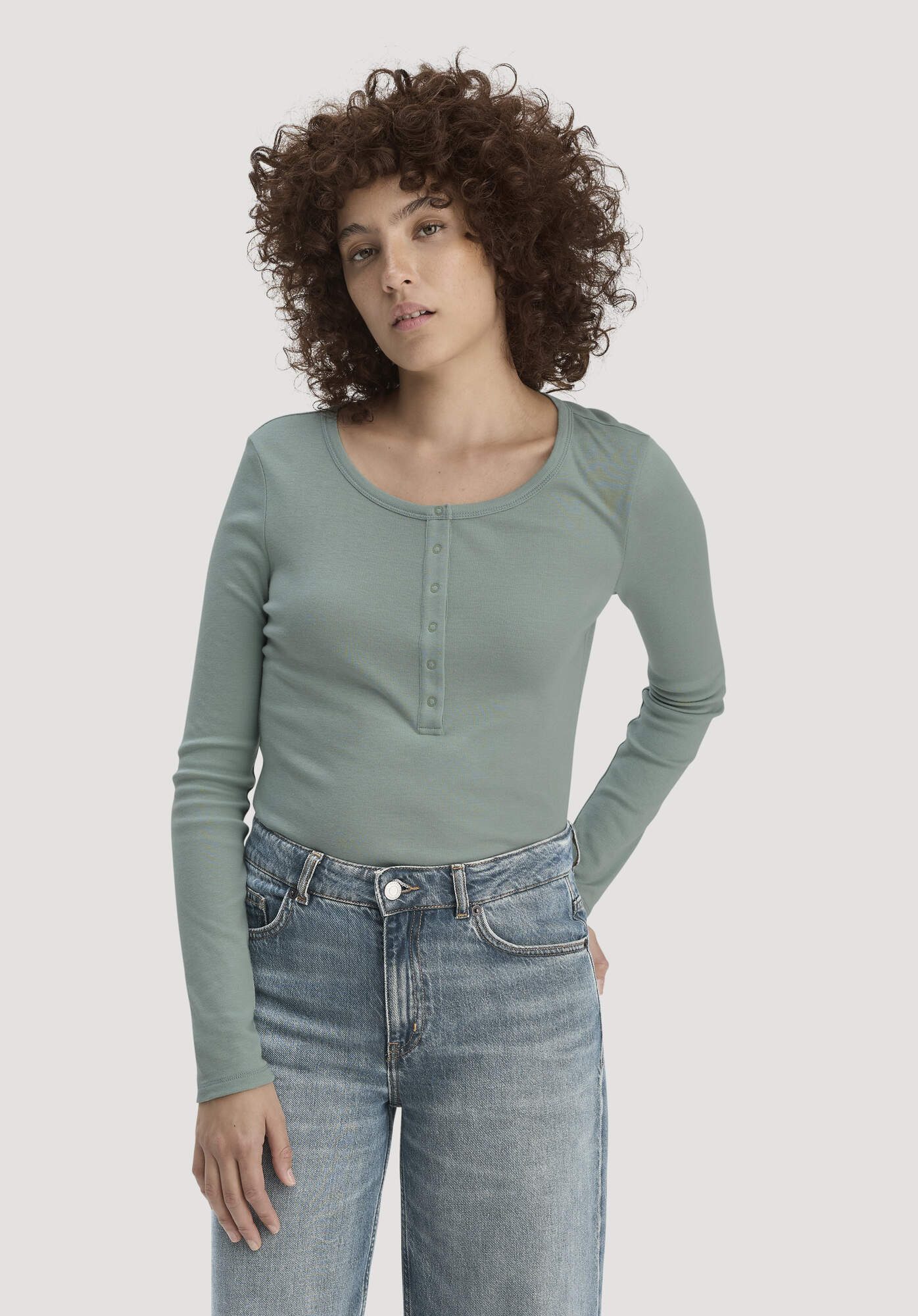 Hessnatur T-Shirt aus Bio-Baumwolle und Tencel™ Modal (1-tlg)