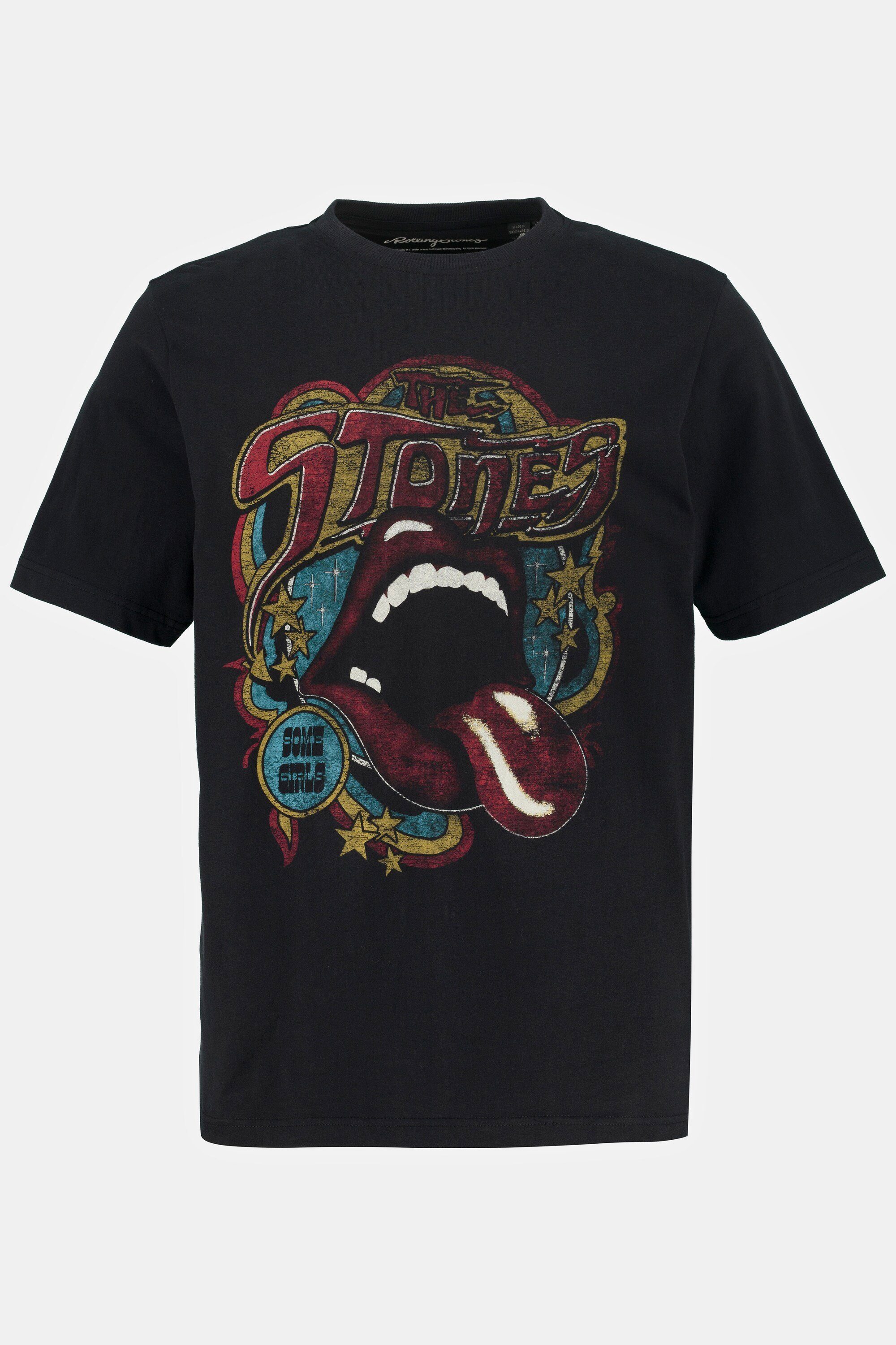 Bandshirt Stones T-Shirt Rolling Halbarm bis 8 T-Shirt JP1880 XL