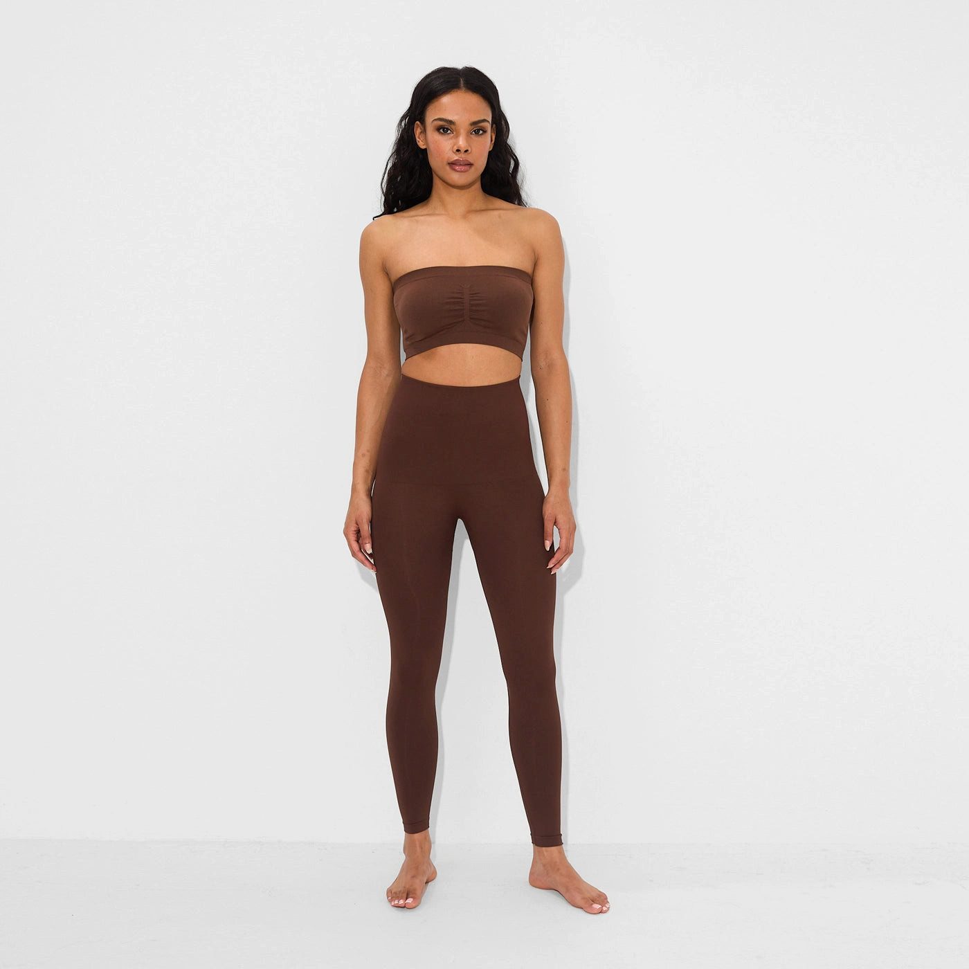 Shapingleggings Seamless Shaping Leggings-Braun-XL