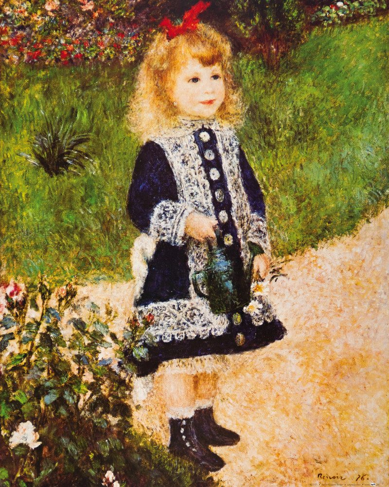 Poster Pierre Auguste Renoir Kunstdruck Bild - Mädchen Mit