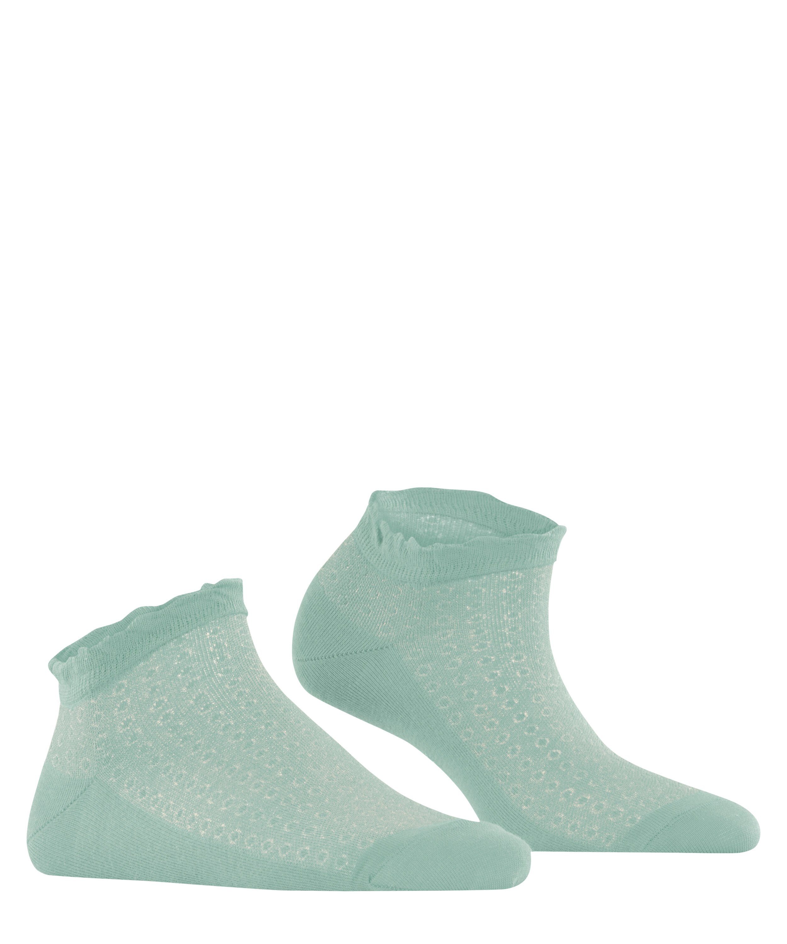 peppermint Bündchen gerüschtem (1-Paar) Sneakersocken Montrose (7792) Burlington mit