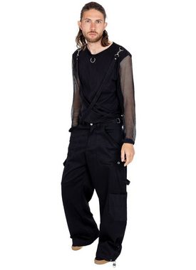 Poizen Industries Stoffhose Marcelo Industrial Cyber Goth Baggy Pants