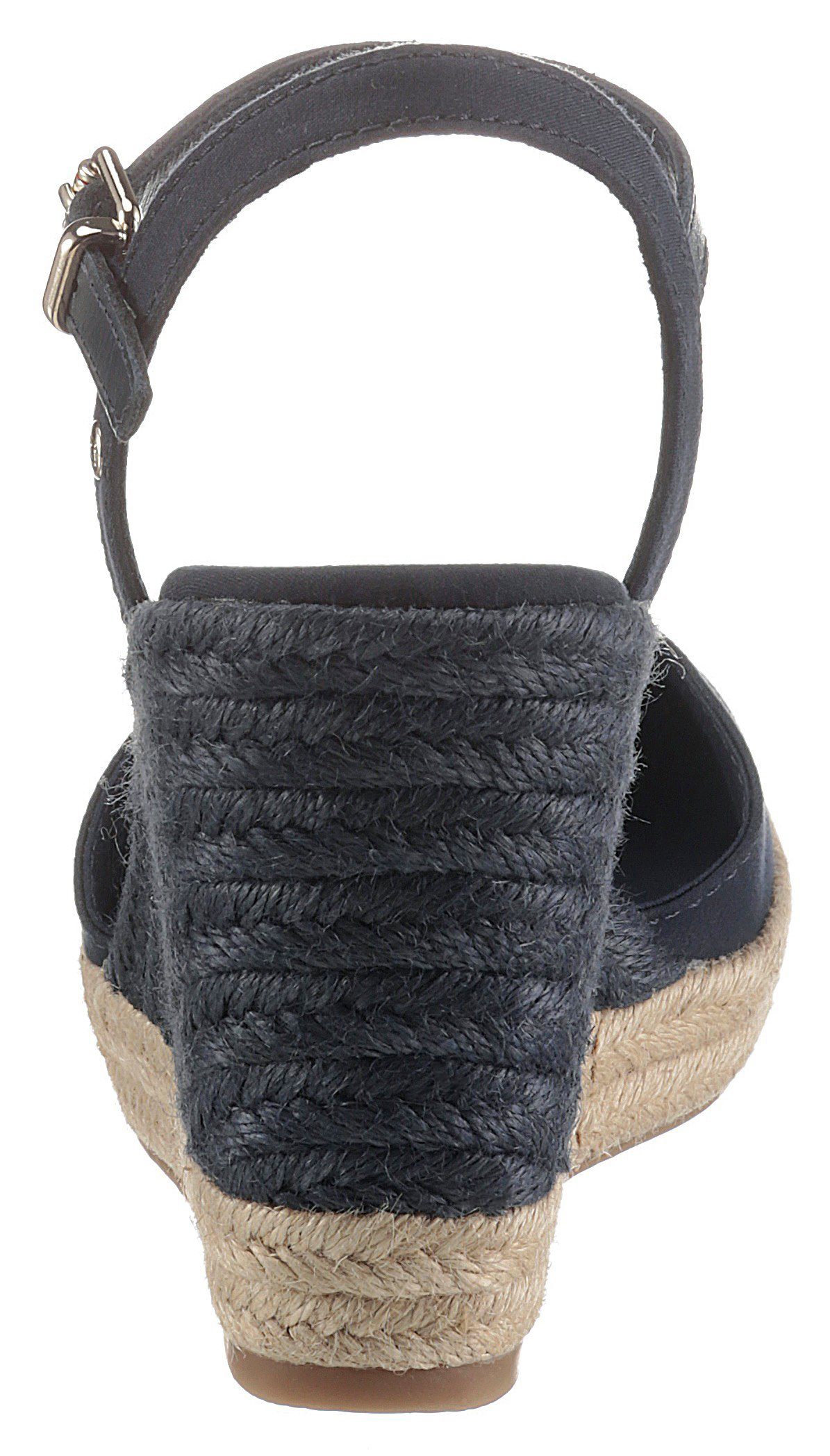 tommy hilfiger basic closed toe high wedge
