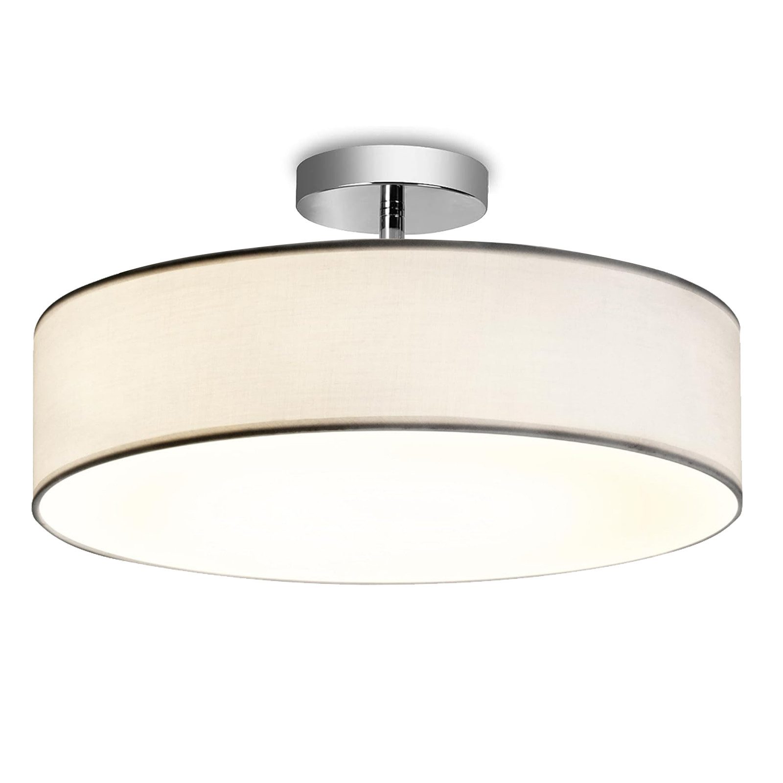 Zedelmaier Lampenschirm Deckenlampe Deckenleuchte mit Stoff-Lampenschirm, W günstig online kaufen