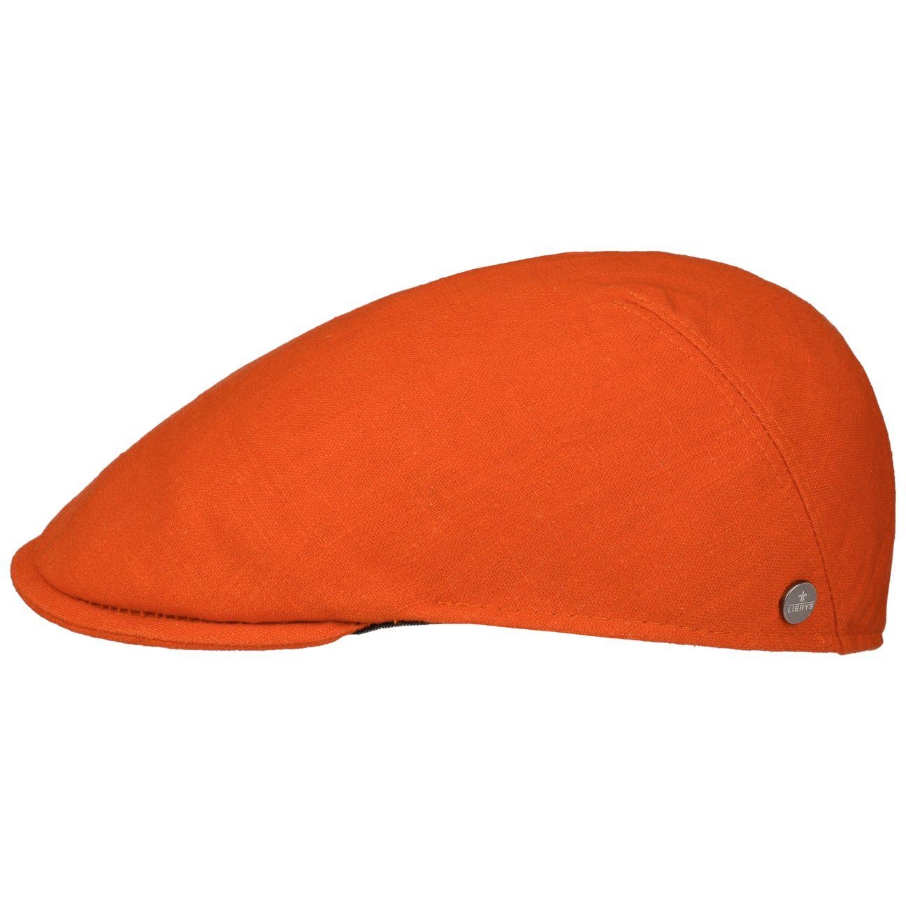 Lierys Flat Cap (1-St) Schirmmütze mit Schirm, Made in Italy orange