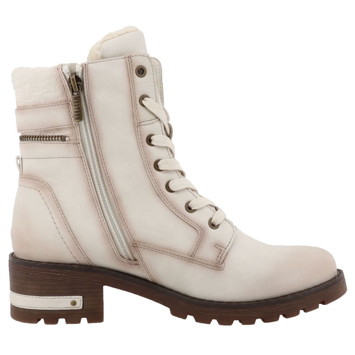 Mustang Shoes 15M0082001-offwhite Stiefelette günstig online kaufen