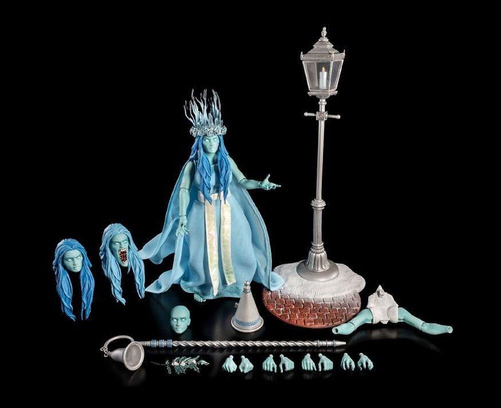 Four Horsemen Toy Design Actionfigur Figura Obscura Actionfigur Ghost of Christmas Past Haunted Blue