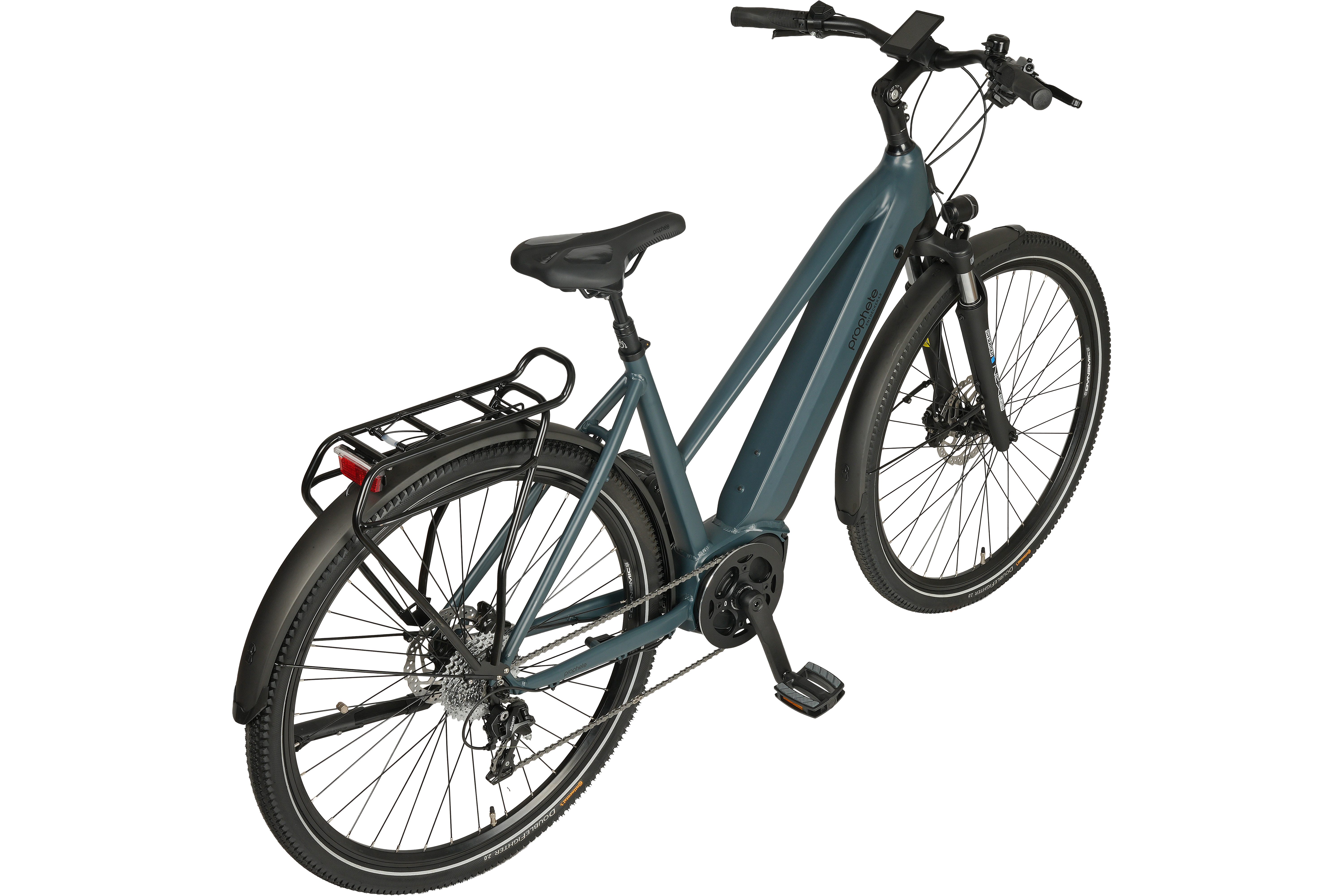 Prophete E-Bike Trekkingrad Entdecker 4.8, 10 Gang microSHIFT XLE Schaltwerk, Kettenschaltung, Mittelmotor, 540 Wh