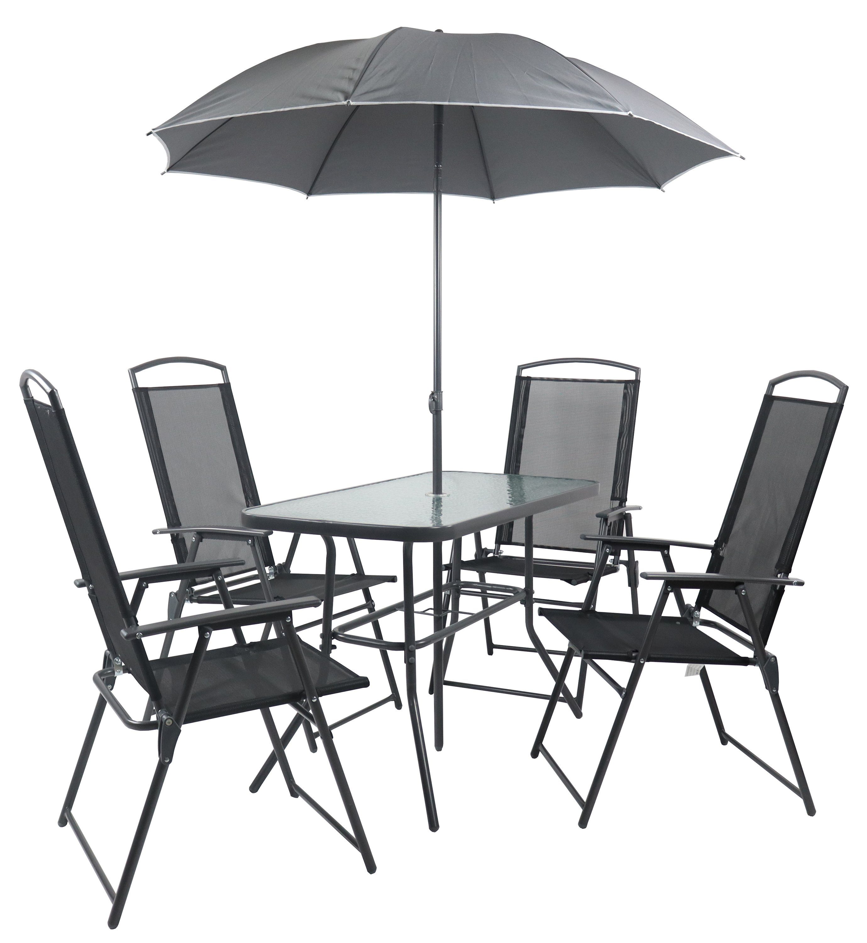 VCM Garten-Essgruppe 5-tlg Sitzgruppe Gartenmöbel Tisch günstig online kaufen
