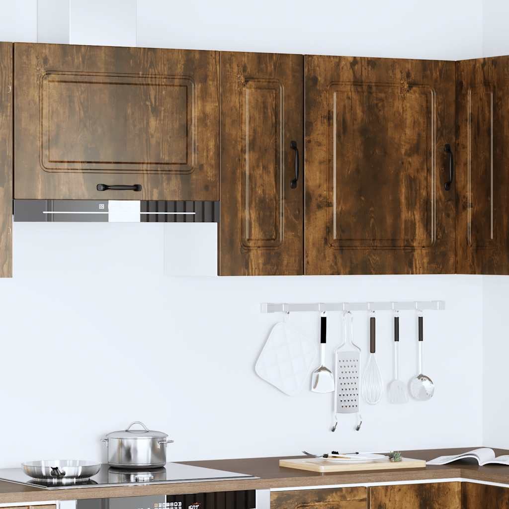 vidaXL Schrankmodule Küchen-Hängeschrank Kalmar Räuchereiche Holzwerkstoff