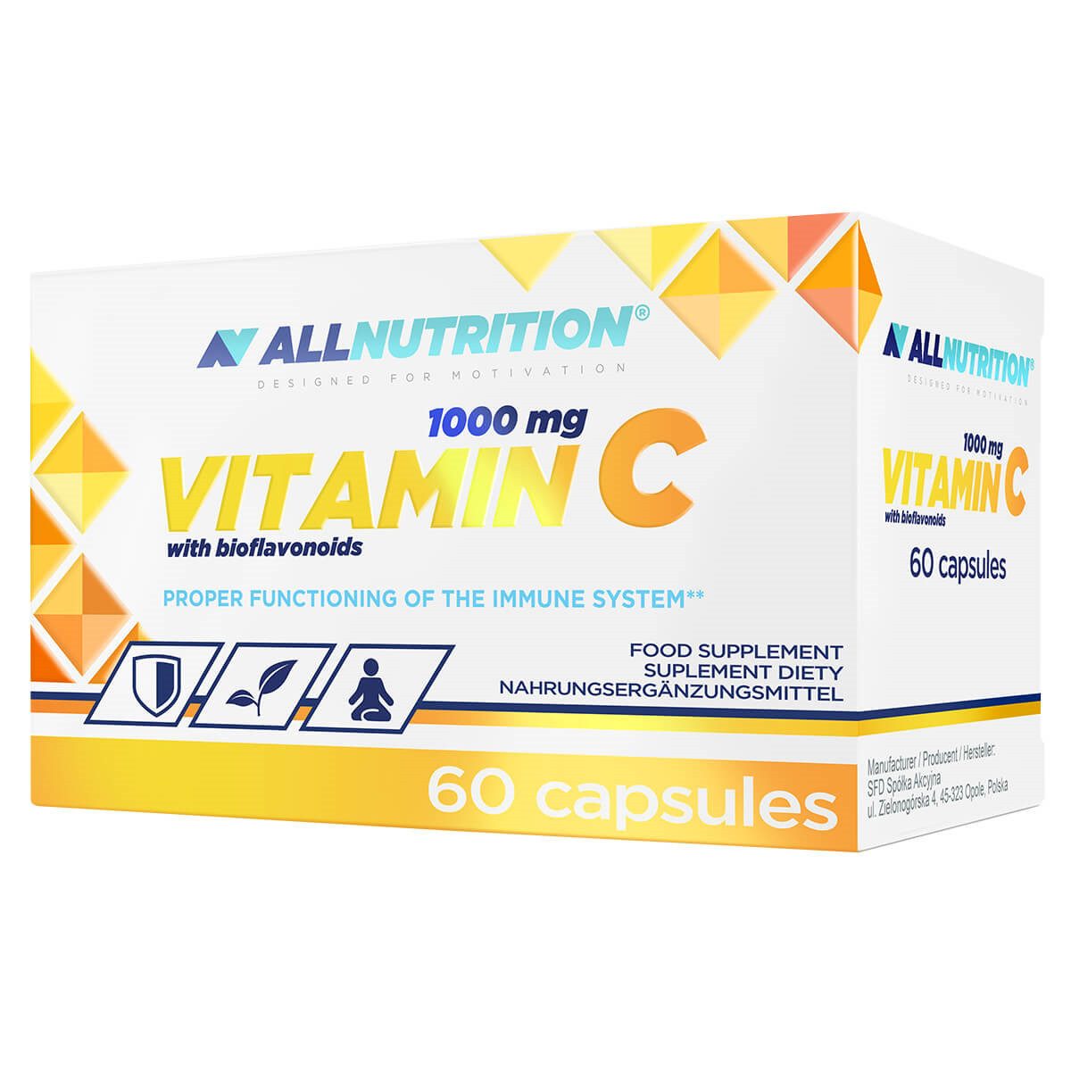 ALL NUTRITION ALLNUTRITION® VITAMIN C 1000mg + BIOFLAVONOIDS 60 Kapseln Kapsel