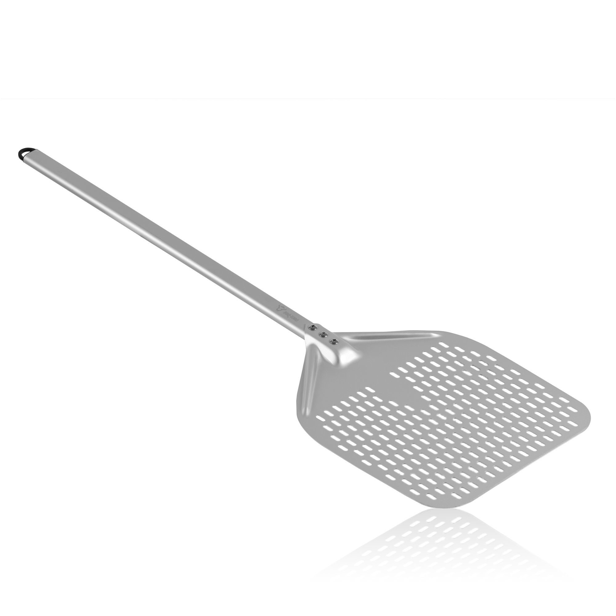 BBQ-Toro Pizzaschieber Aluminium Pizzaschaufel 30 x 26 cm, Pizzaheber, Pizzaschieber