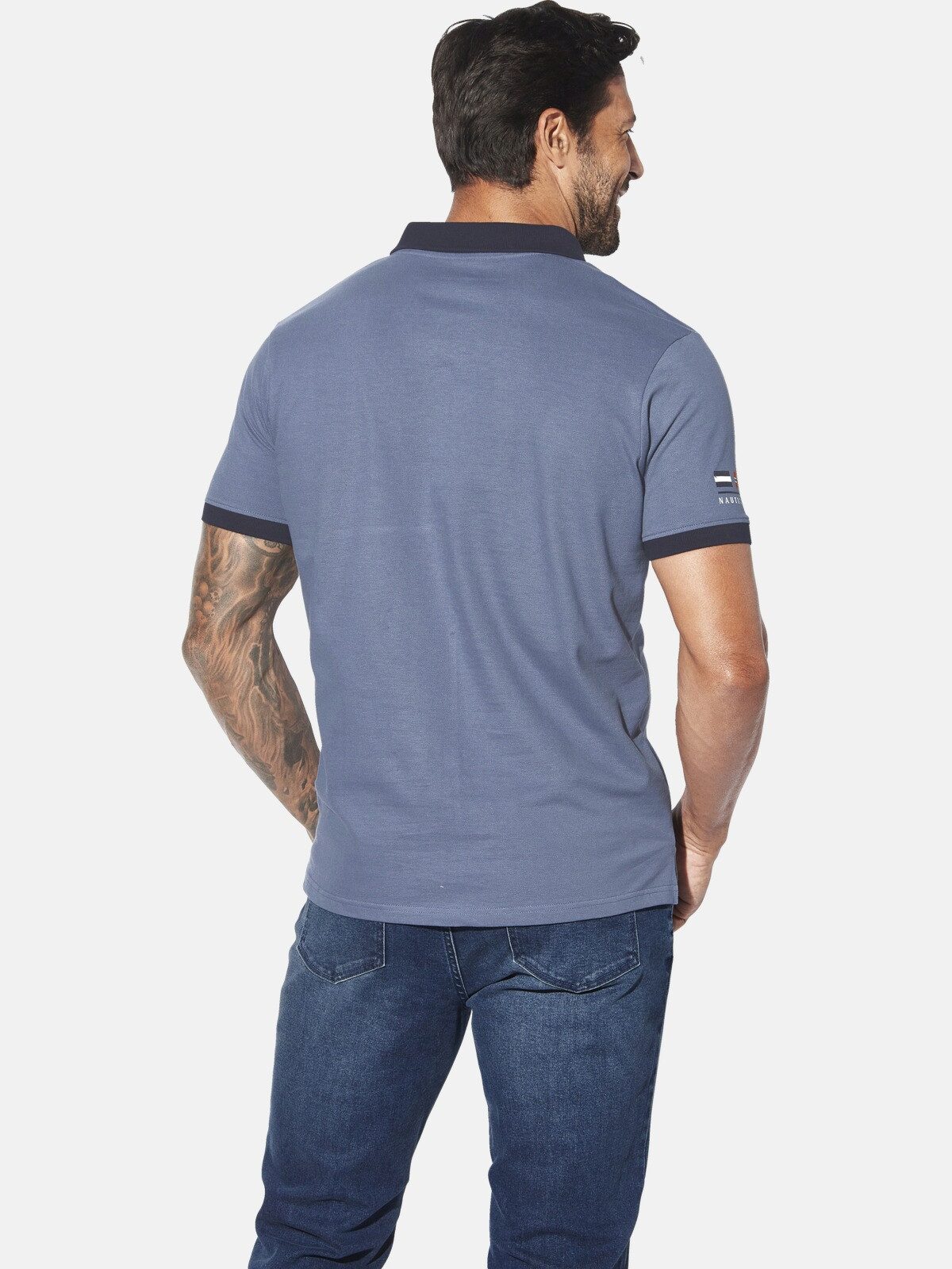 Jan Vanderstorm Poloshirt LARSDAL mit Brust- günstig online kaufen