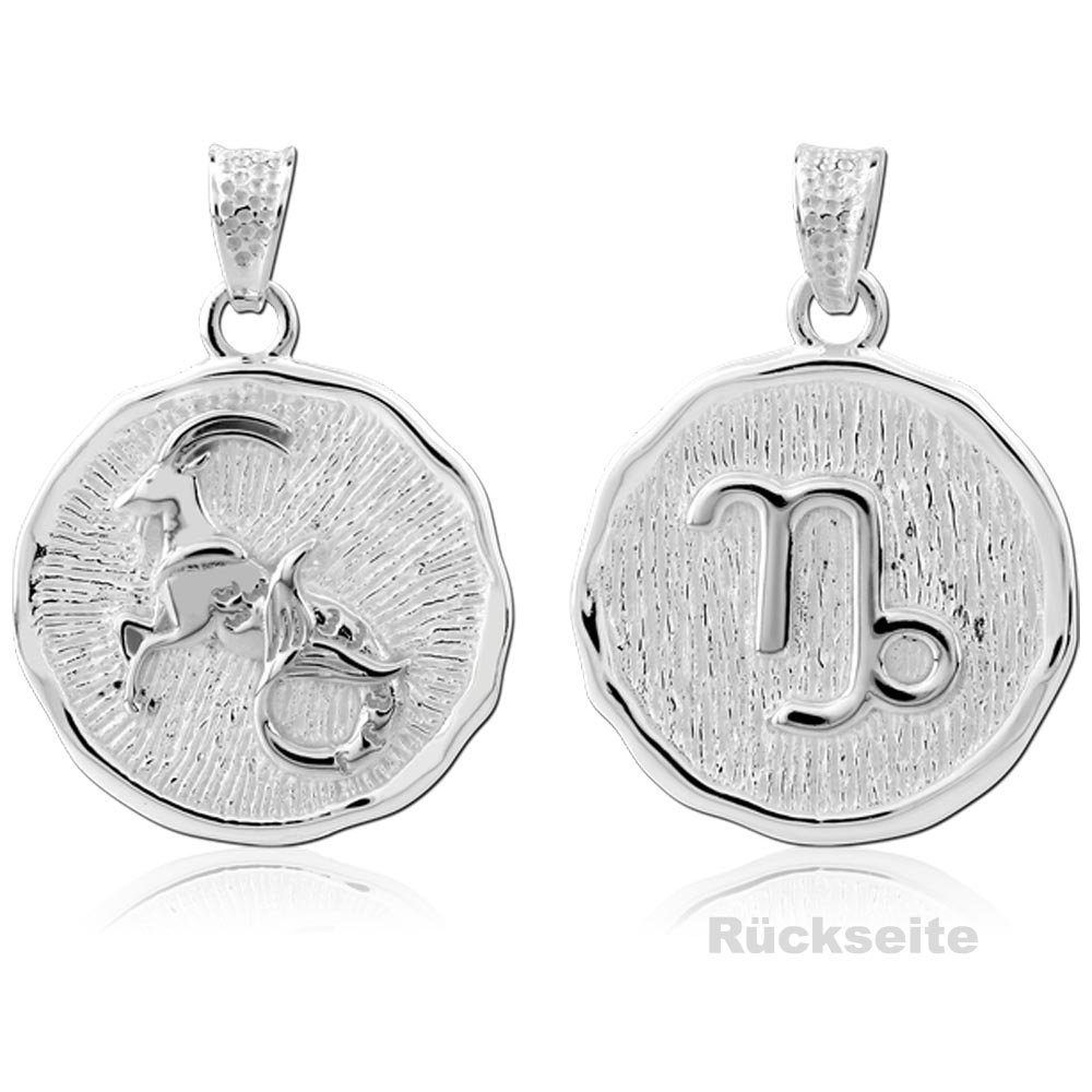 viva-adorno Kettenanhänger Sternzeichenanhänger 925 Silber Sternzeichen Mün günstig online kaufen