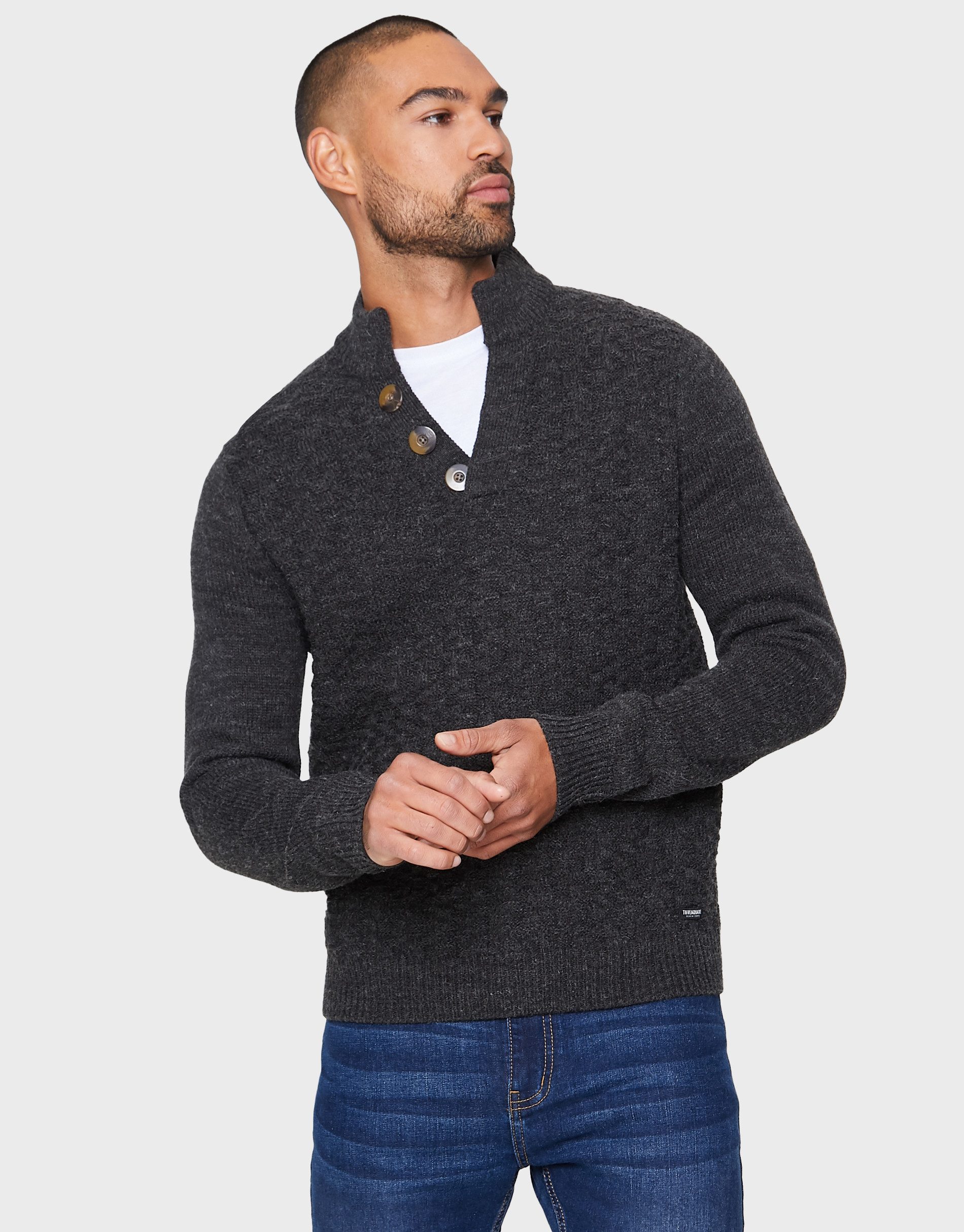 Threadbare Rundhalspullover Kelley (1-tlg) mit V-Ausschnitt günstig online kaufen