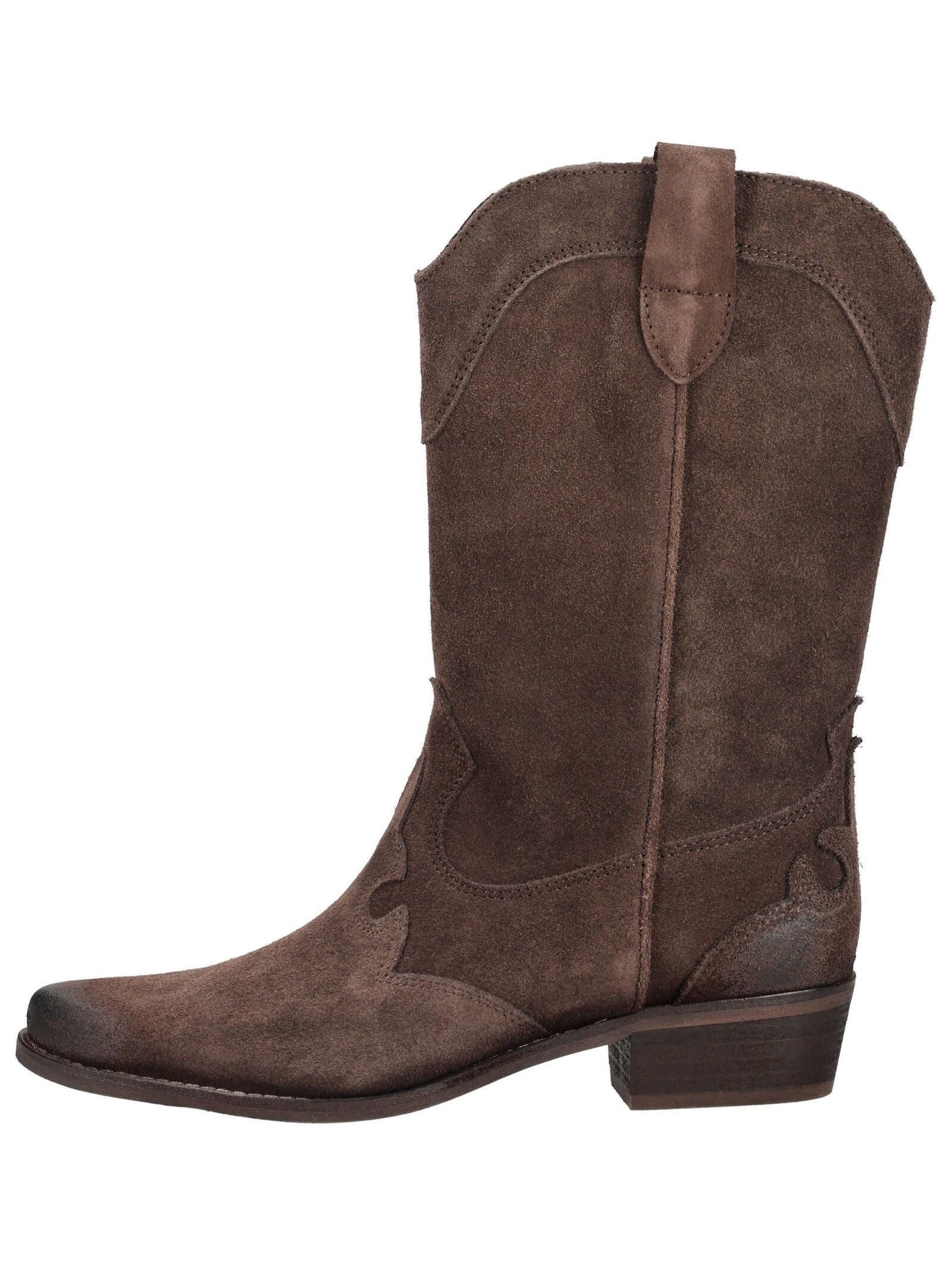 Felmini Stiefel Veloursleder . Bikerboots