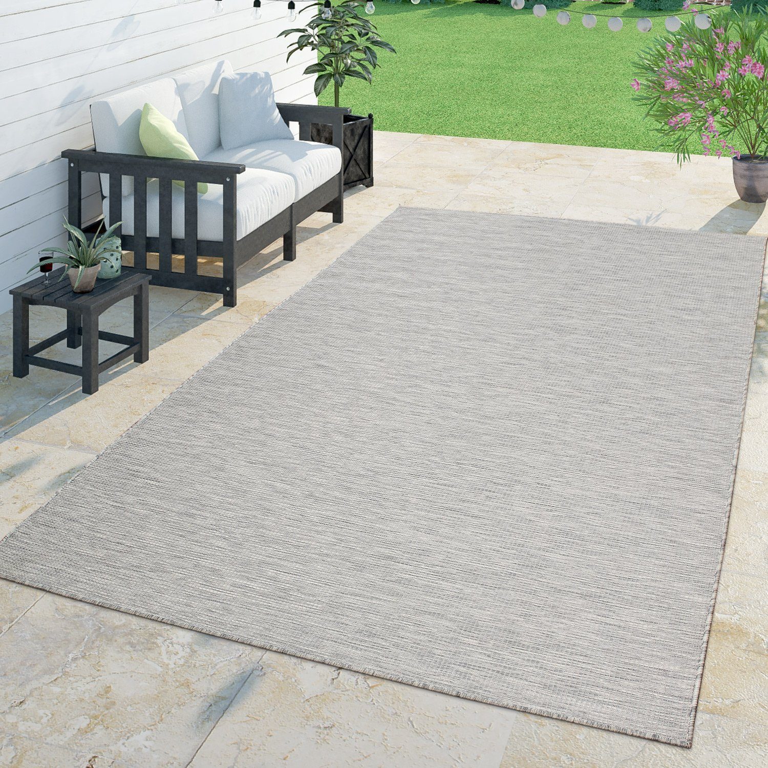 Outdoorteppich Moderner Outdoor Teppich für Innen Home, 8 mm rechteckig, Höhe: und TT Wetterfest Außen