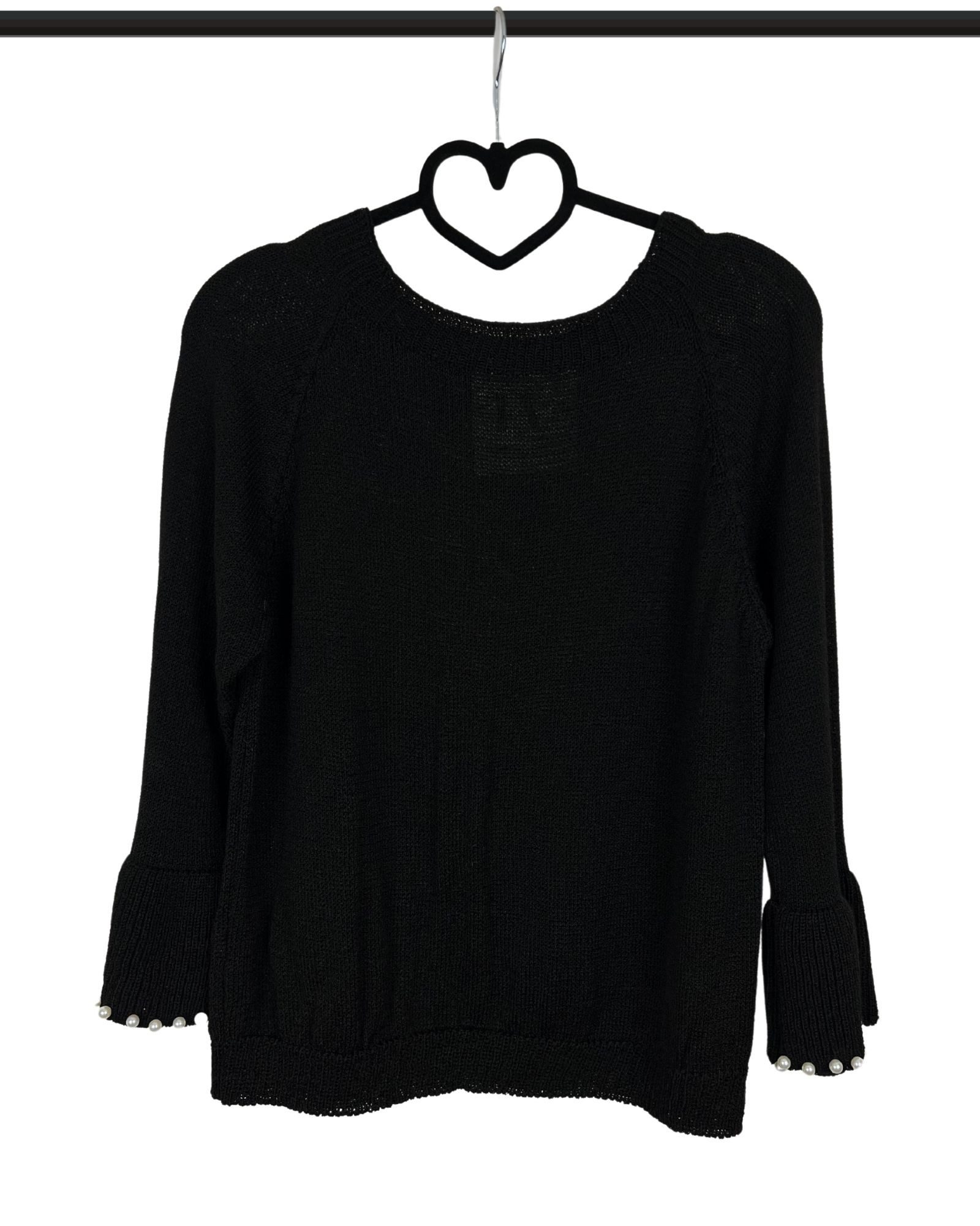 ITALY VIBES Strickpullover ORIETTA - Pullover mit Perlen - ONE SIZE passt hier Gr. XS-L