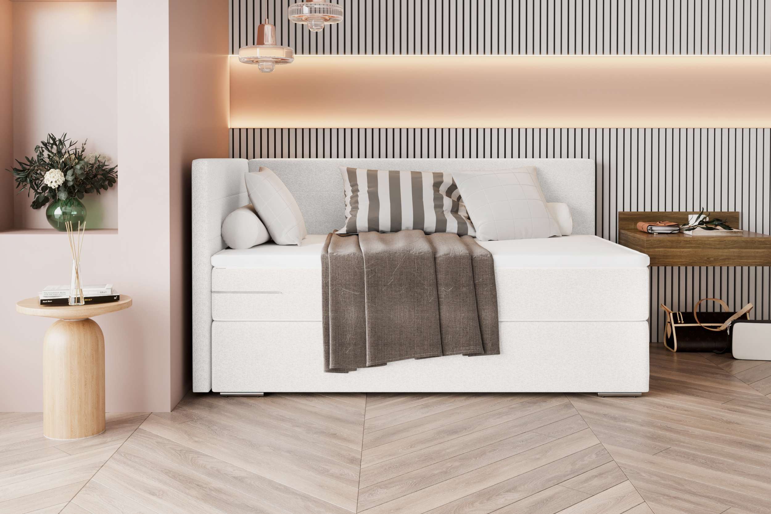99rooms Boxspringbett Phönix Mini Plus (Schlafzimmerbett, günstig online kaufen