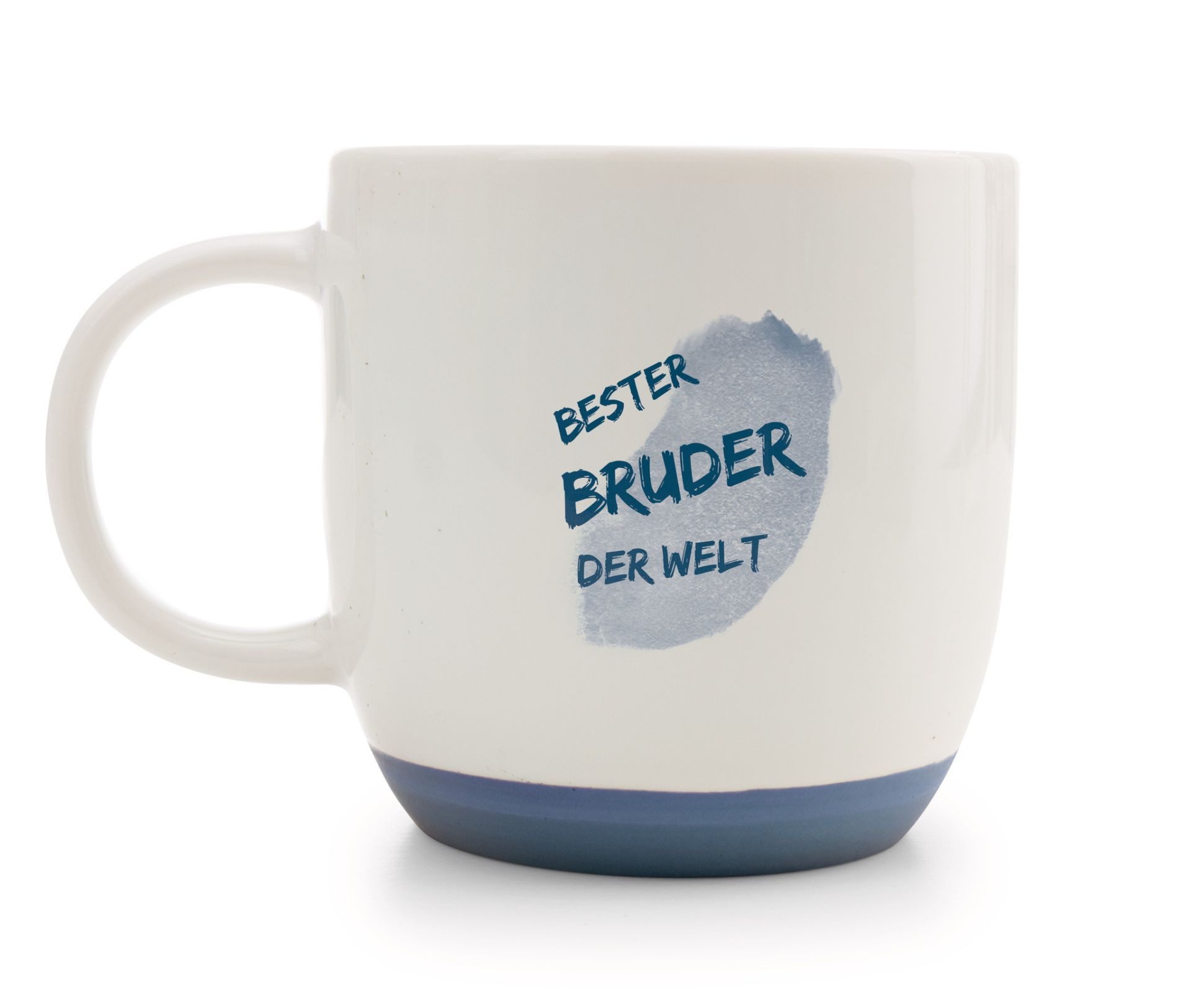 Nici Tasse Nici Katze "Bester Bruder der Welt" weiß/blau/beige 400 ml