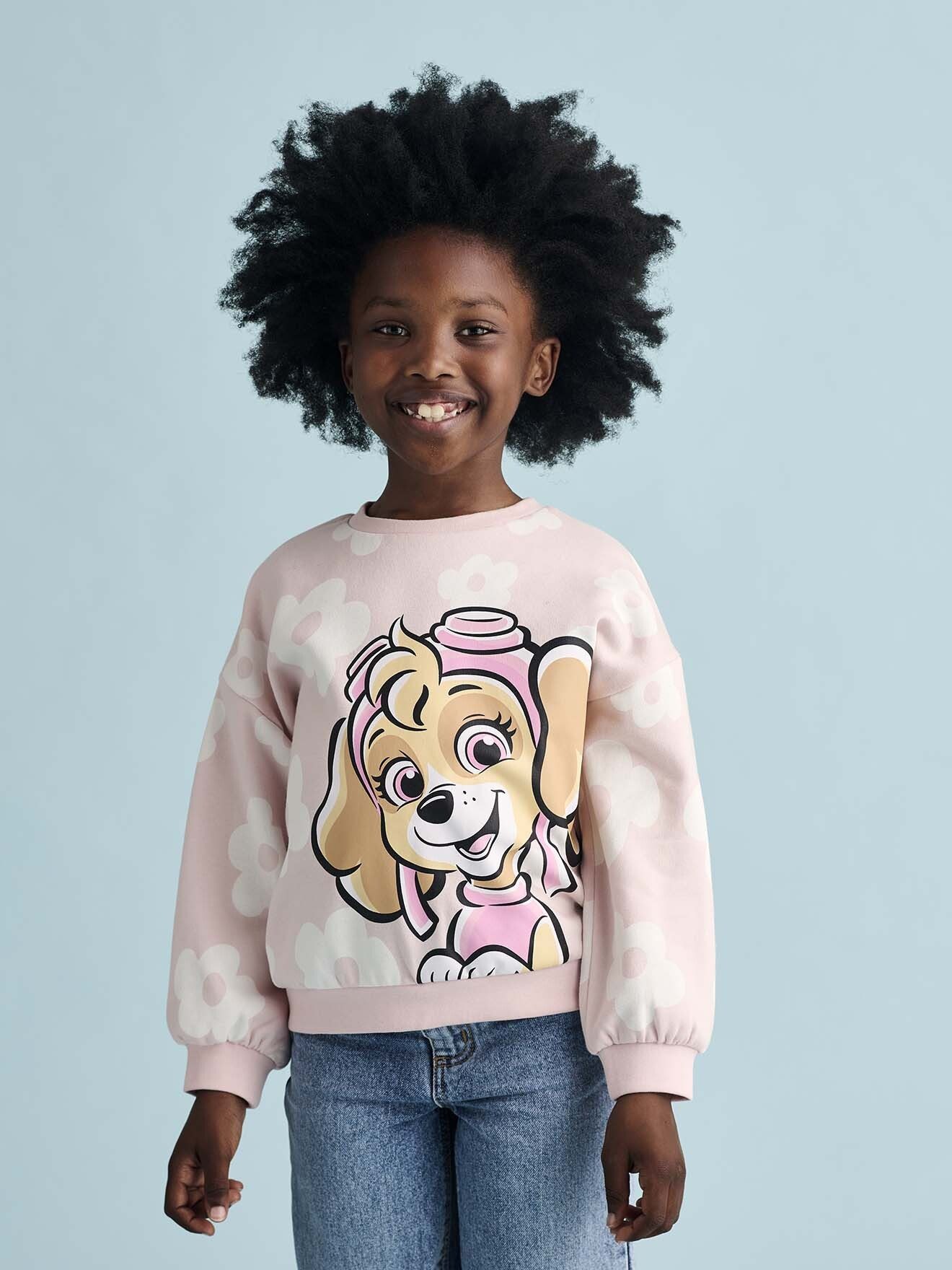 vertbaudet Sweatjacke mit Blumen und Stella