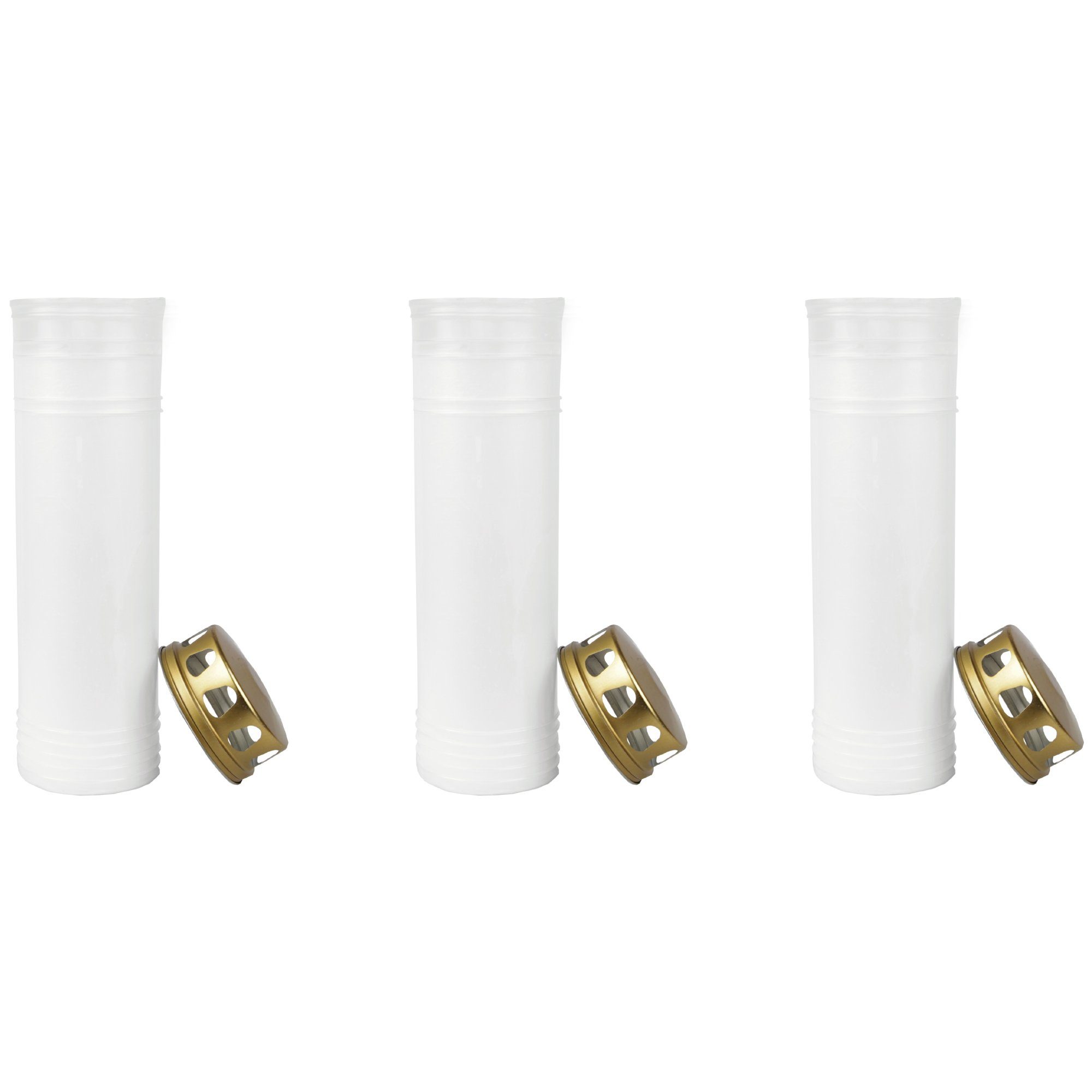 HS Candle Grabkerze mit Motiv 100h Brenndauer (1-tlg), Ø7xH25 cm, Grabkerze mit Motiv im 1er, 3er, 6er, 9er Pack