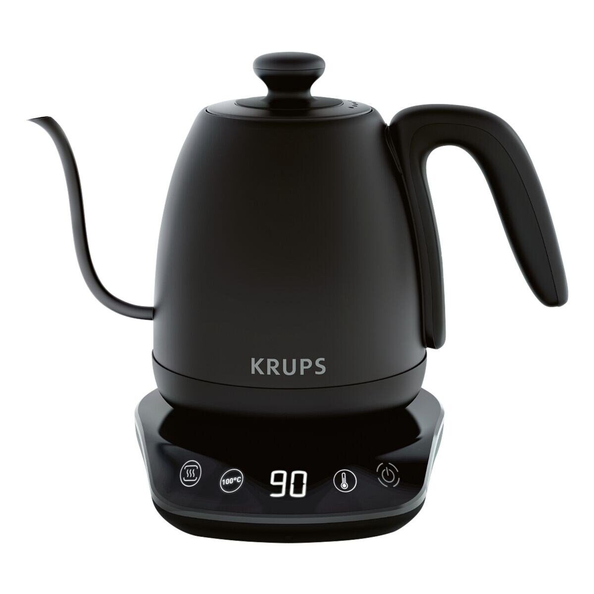 Krups Wasserkocher Café Control 1250 1250 Coffee Gooseneck W, Lier, l, 1,0 Watt, Temperaturvorwahl 1.14 Kettle