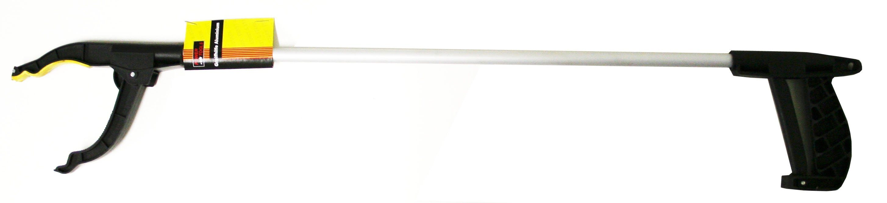 HAC24 Greifzange Müllzange Greifhilfe Abfall Müllsammler Müllgreifer Abfallgreifer, 1-tlg., 76 cm für Rechts- und Linkshänder geeignet