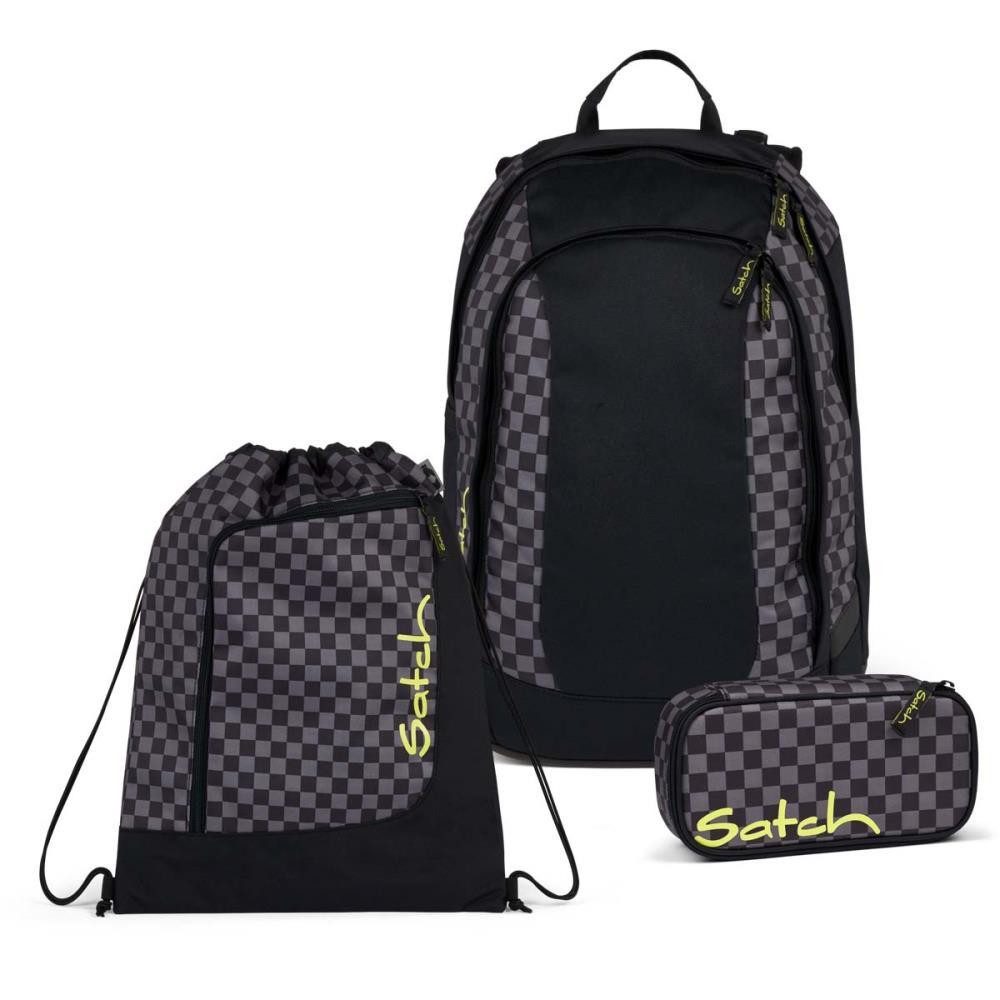 Satch Schulrucksack Air (3tlg., inkl. Schlamperbox und Sportbeutel)