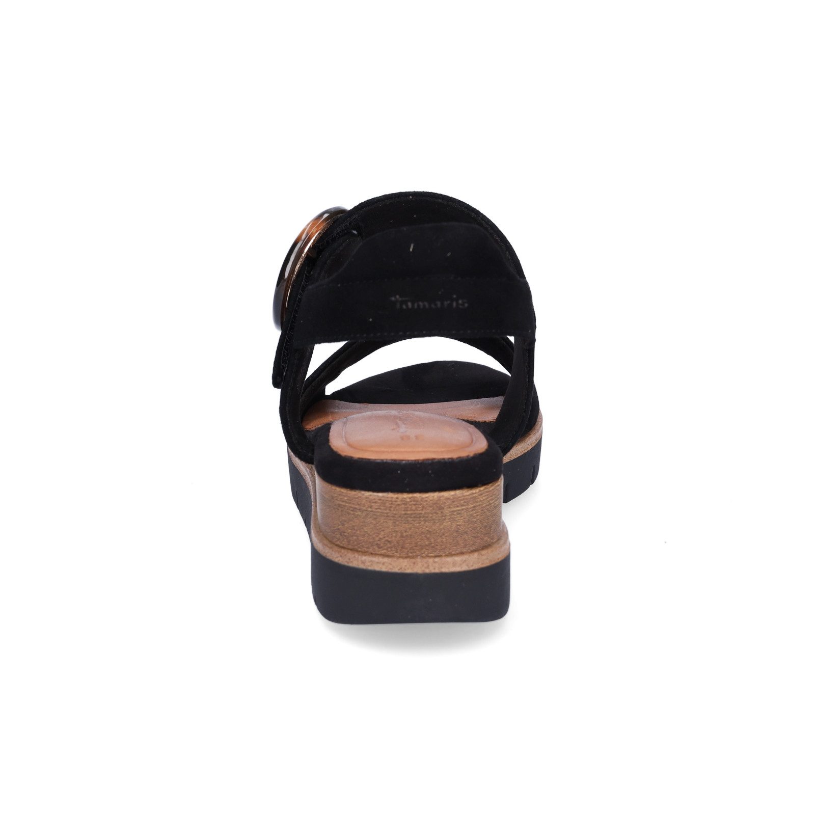 Tamaris Tamaris Damen Keilsandalette schwarz Sandale – Bild 3 von 5