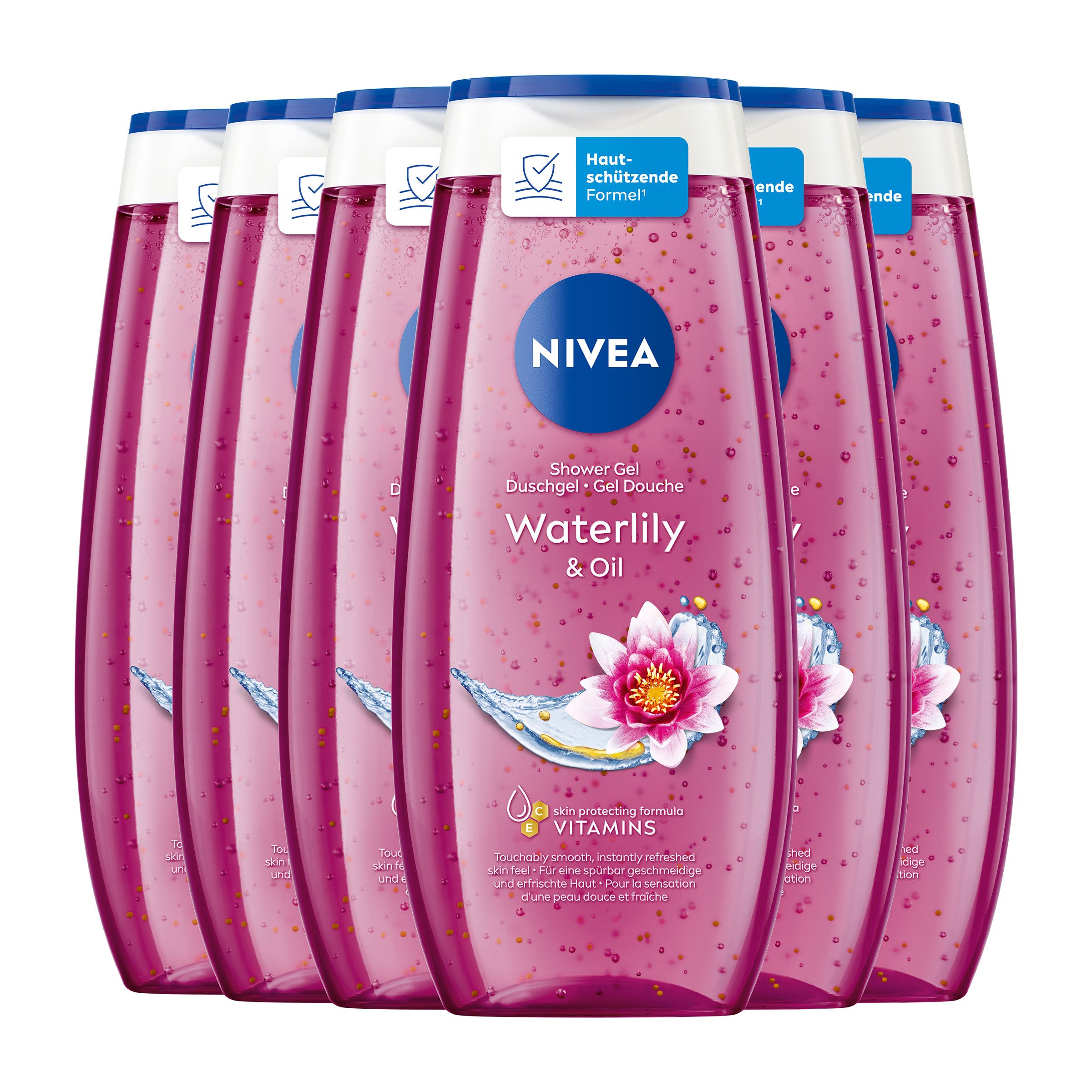 Duschgel Waterlily & Oil 6 x 250 ml