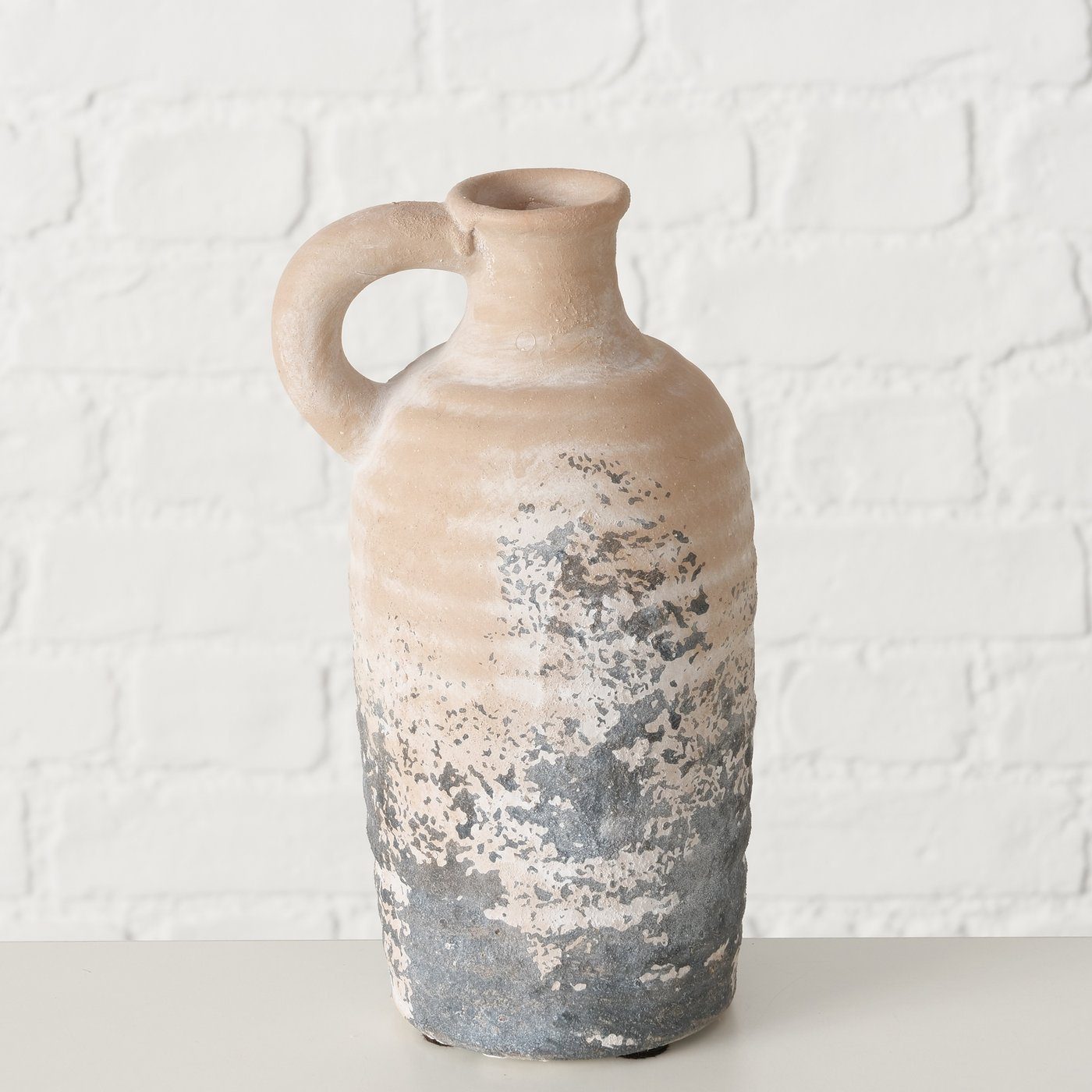 aus "Sabia" beige/grau H20cm, Dekovase in Vase BOLTZE Keramik