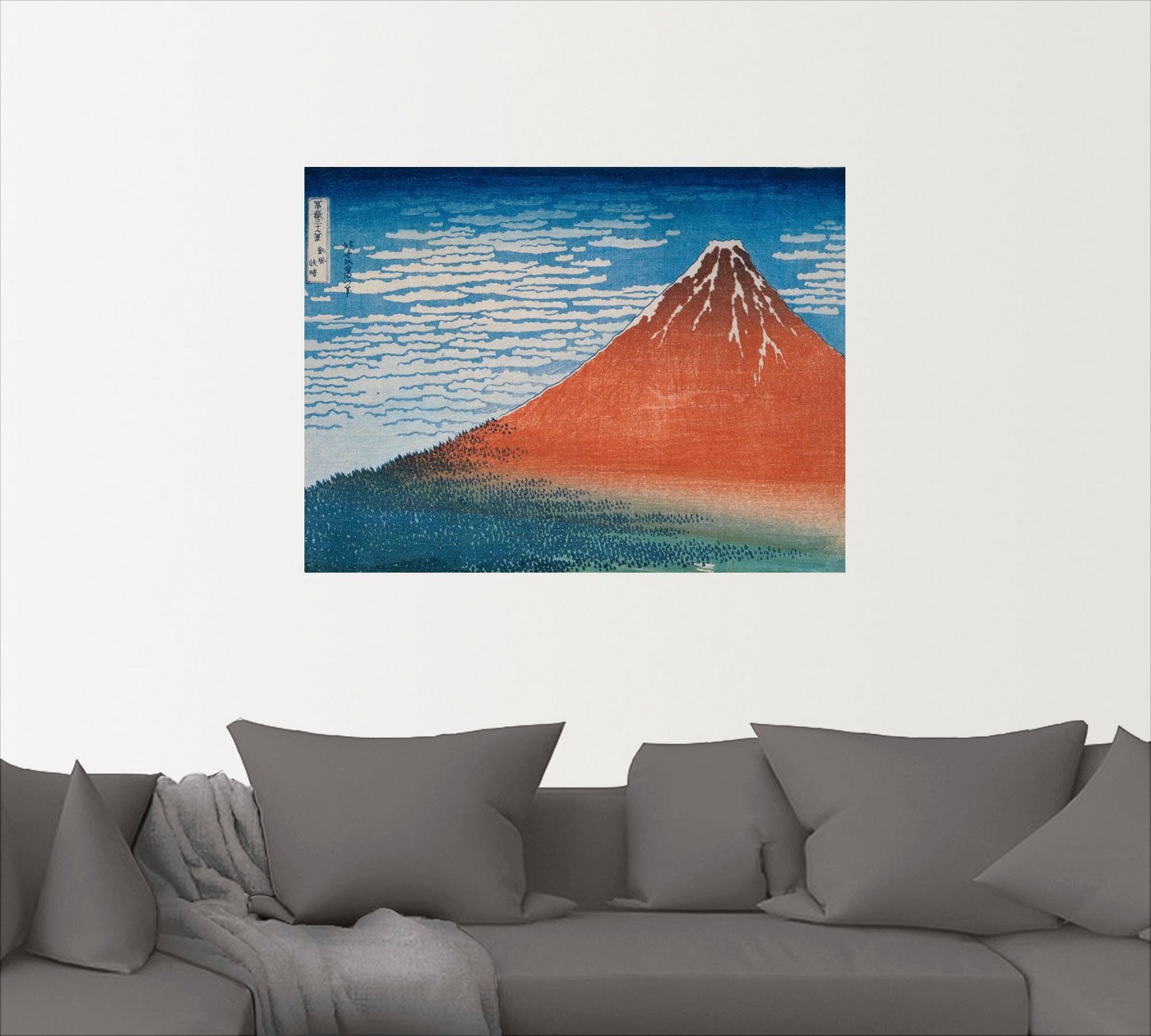 Artland Wandbild »Der Fujiyama Serie«, Berge (1 Stück), in vielen Größen & Produktarten -Leinwandbild, Poster, Wandaufkleber / Wandtattoo auch für Badezimmer geeignet-kaufen