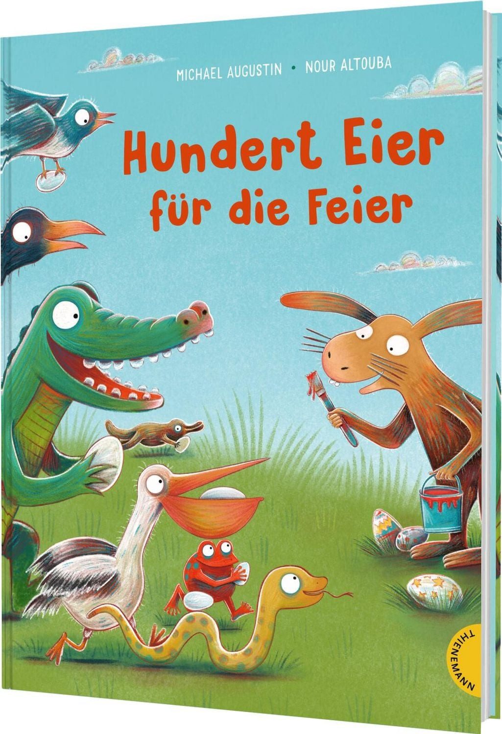 Kinderbuch Hundert Eier für die Feier Originelles Osterbilderbuch mit überraschen Michael Augustin
