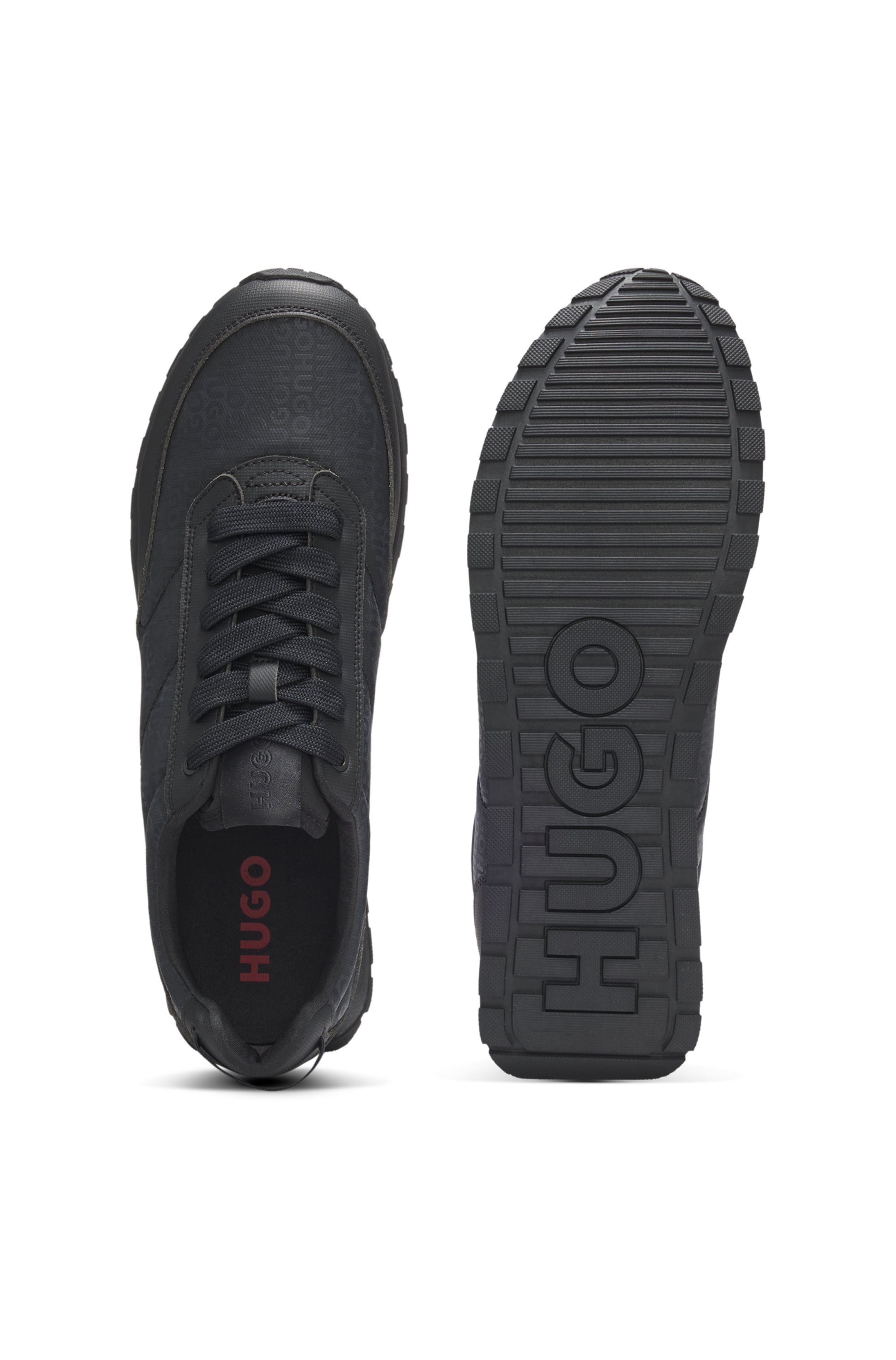 HUGO Icelin_runn Sneaker Schnürschuh, Halbschuh, Freizeitsneaker mit HUGO A günstig online kaufen
