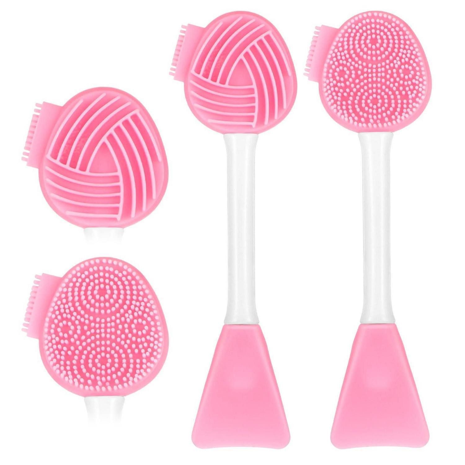 LuxusKollektion Gesichtsreinigungsbürste Gesichtsreinigungsbürste 2in1 Silikon