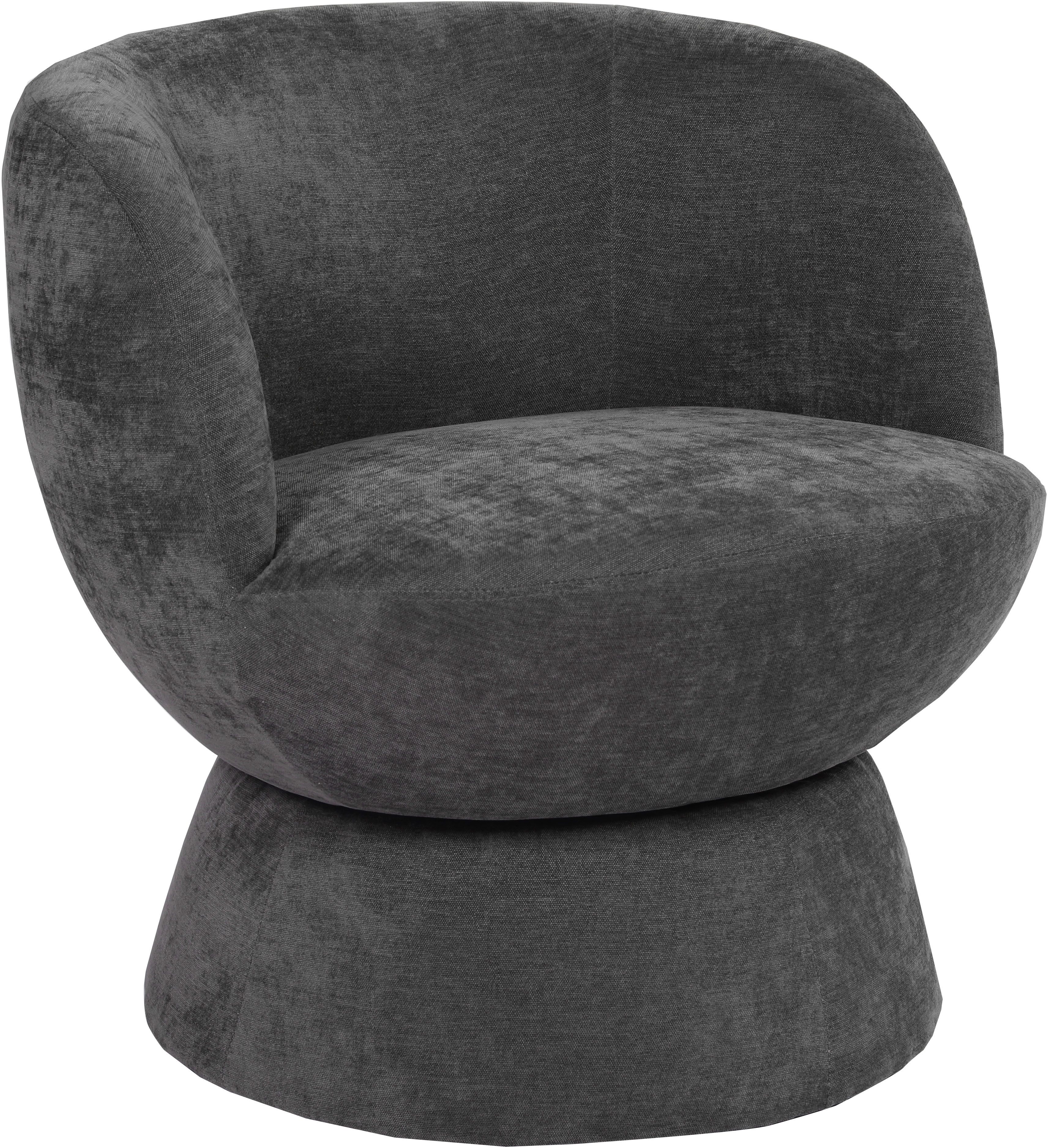OTTO home Drehsessel ZAZZA Lese-Sessel, TV-Sessel, Loungesessel, 360° drehbar, feiner Struktur-Bezug – Bild 5 von 5