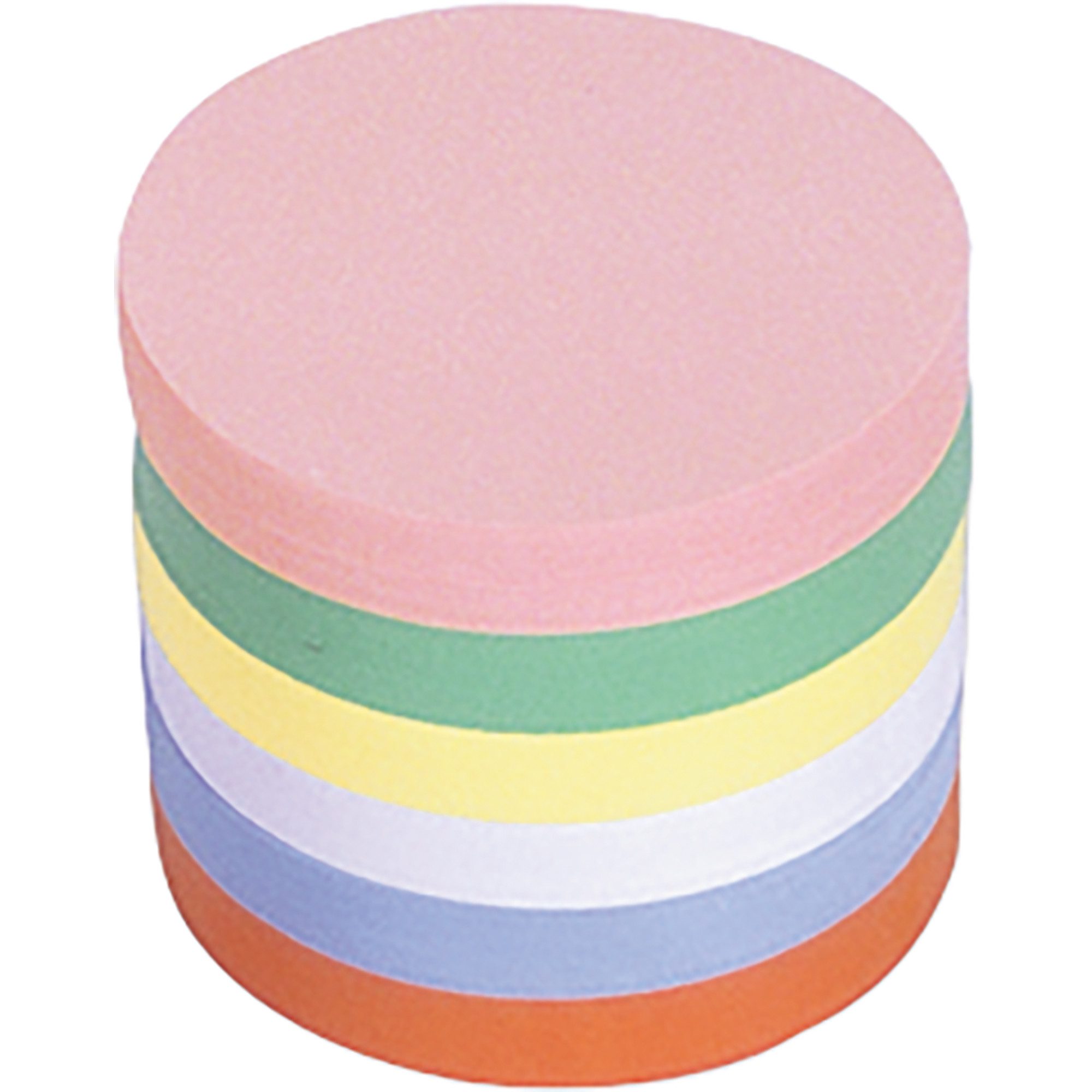 magnetoplan® Moderationskoffer Moderationskarte 111151610 rund 100mm sortiert 6x84 Stück.