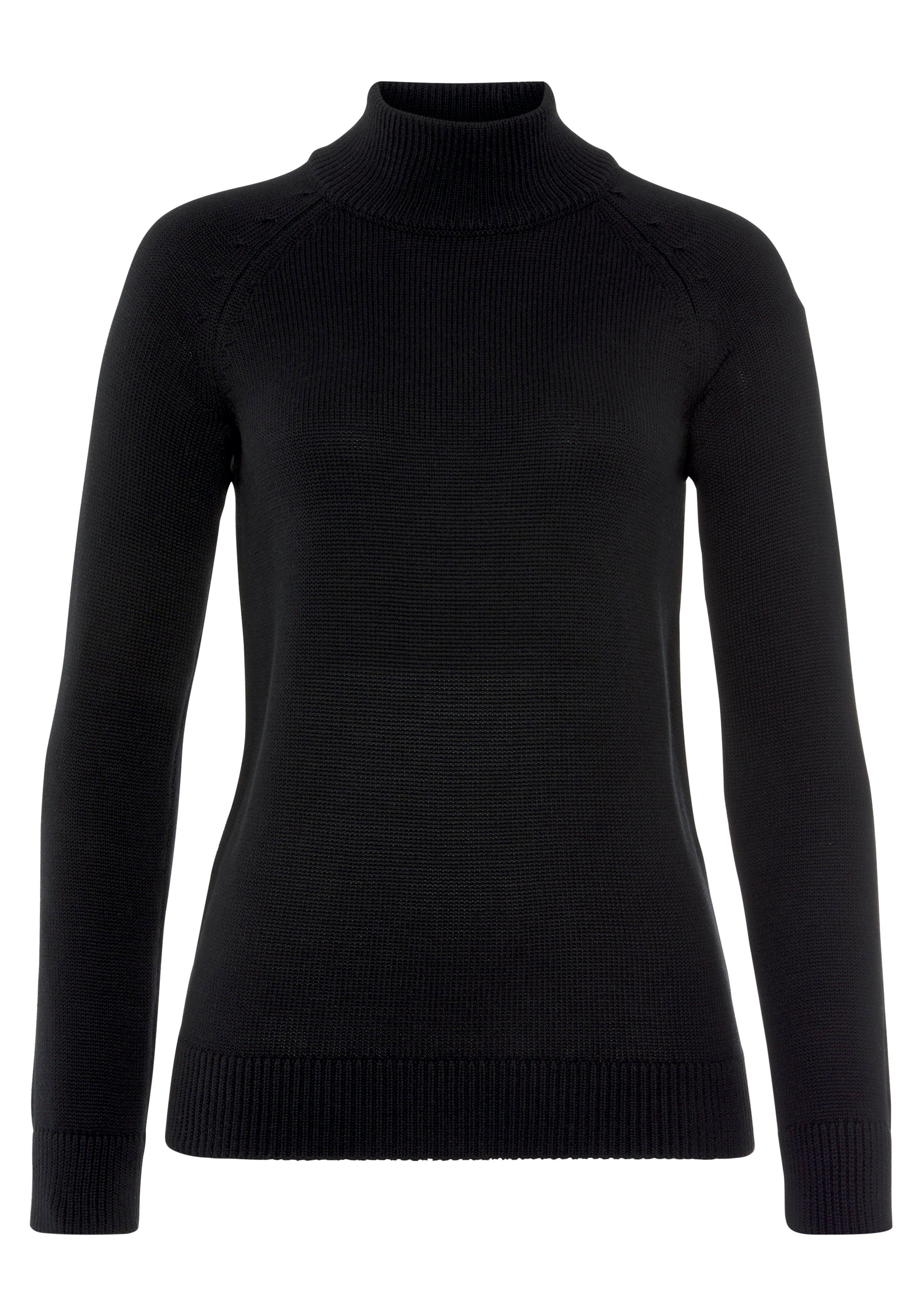 Strickpullover Rolli unifarbend